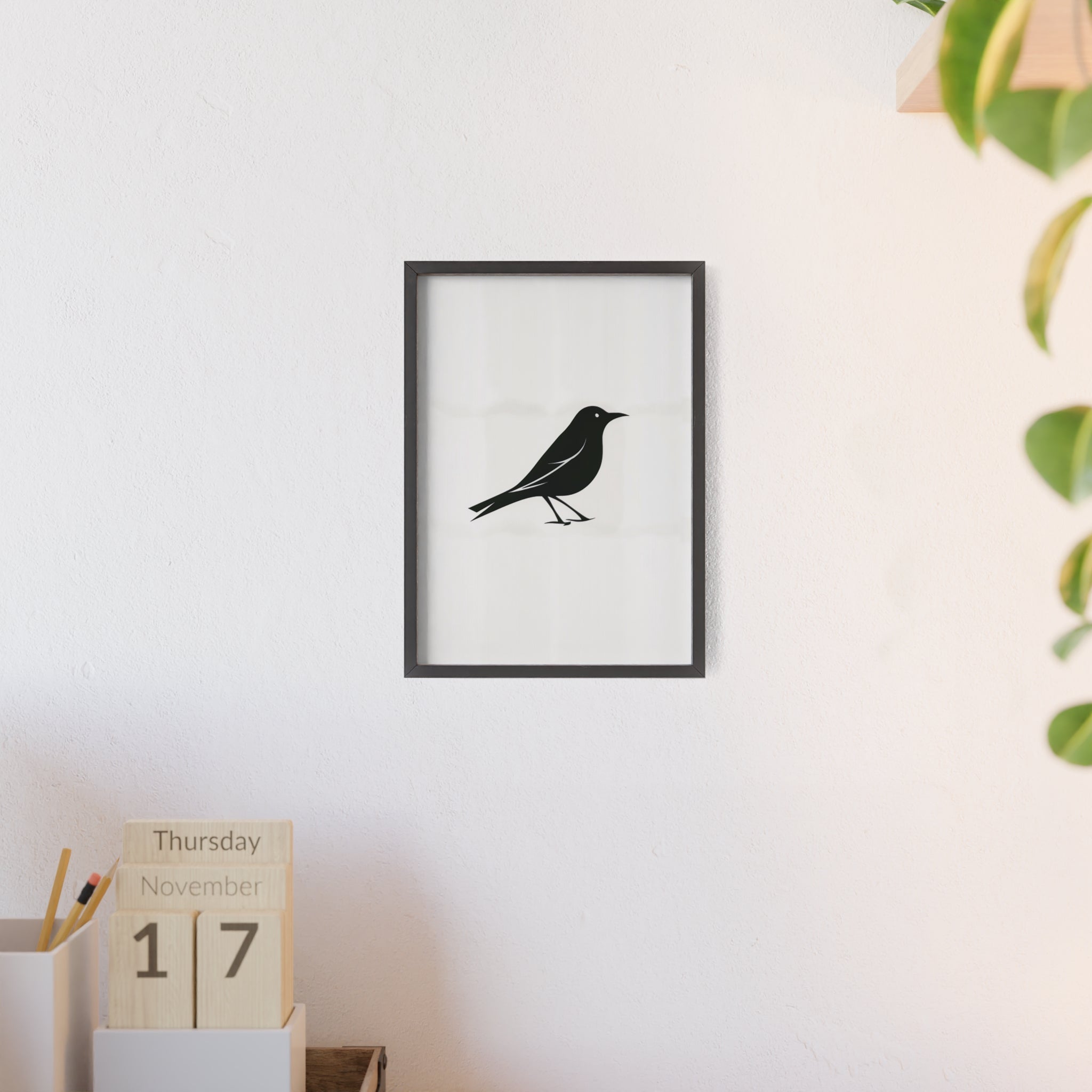 The Oriole Principle: A Study in Minimal Form – Framed Poster