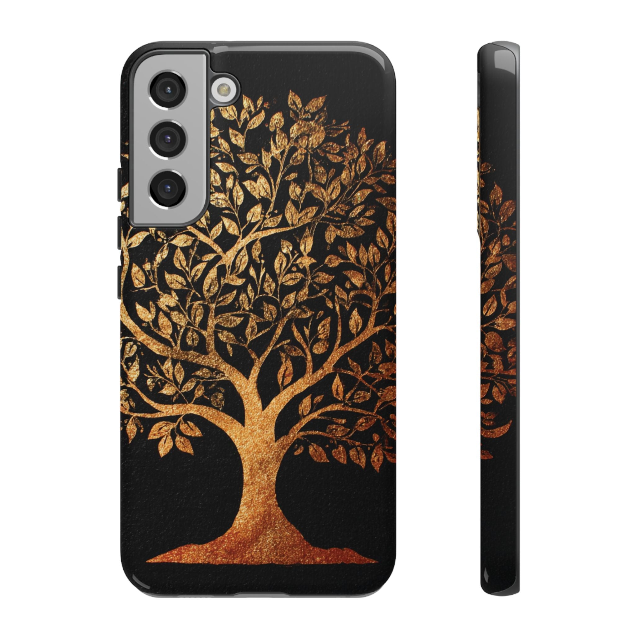 Golden Tree Phone Case, Tough Cases, Nature Lover Gift