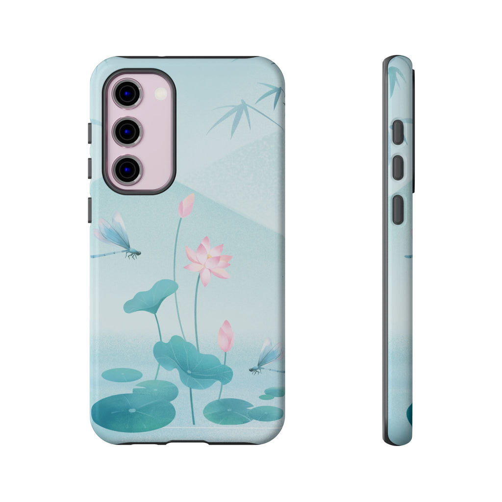 Lotus Pond Phone Case — Serene Floral iPhone Protective Cover