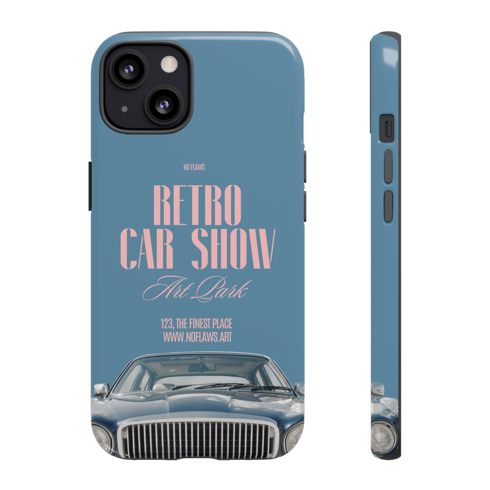 Retro Car Show Phone Case — Vintage Classic Auto Design