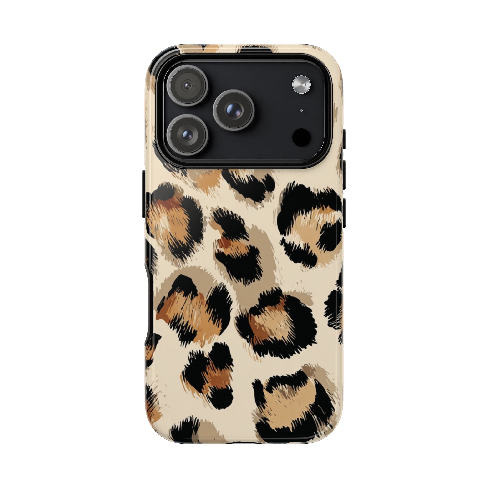 Stylish Leopard Print Phone Case, Animal Print, Tough Case, Gift for Her
