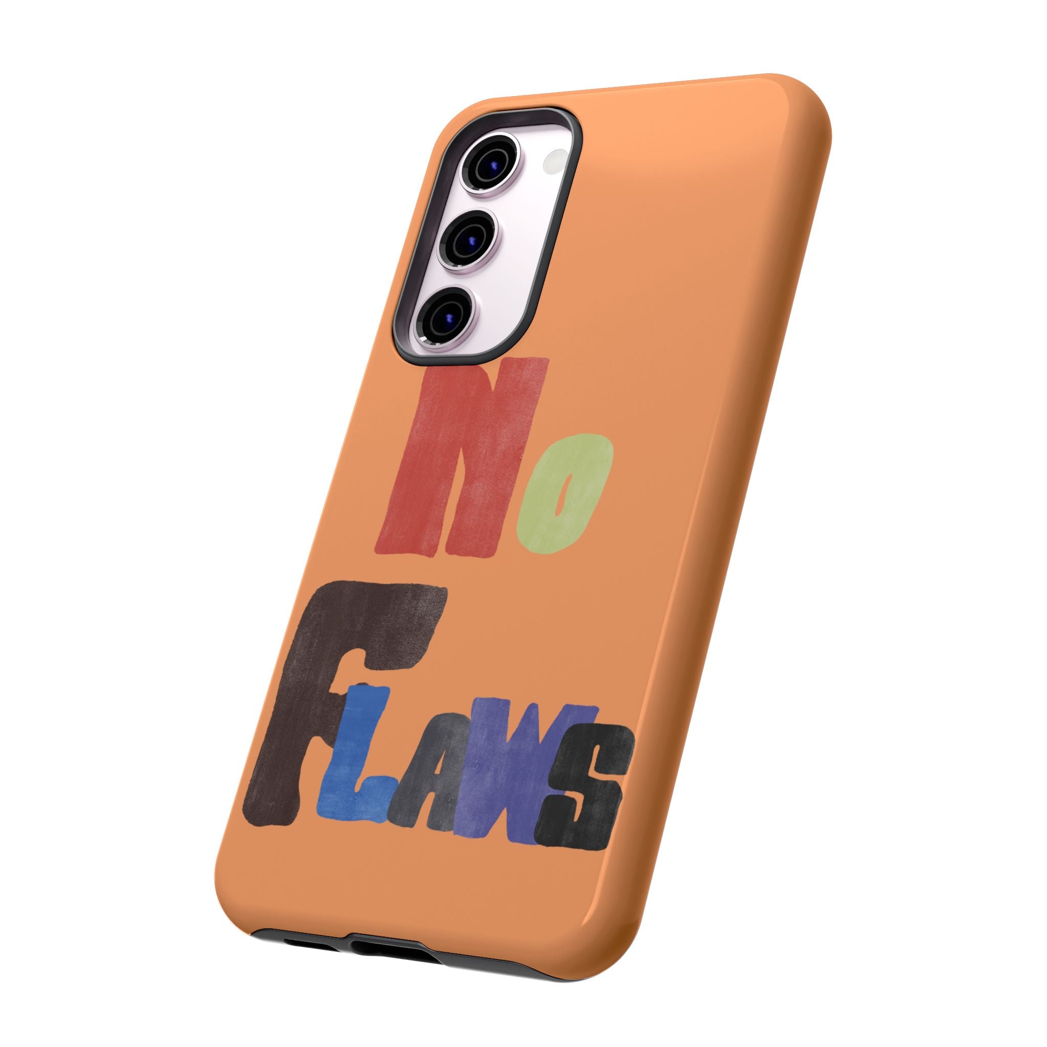 "No Flaws" Retro Hand-Lettered Protective Cover