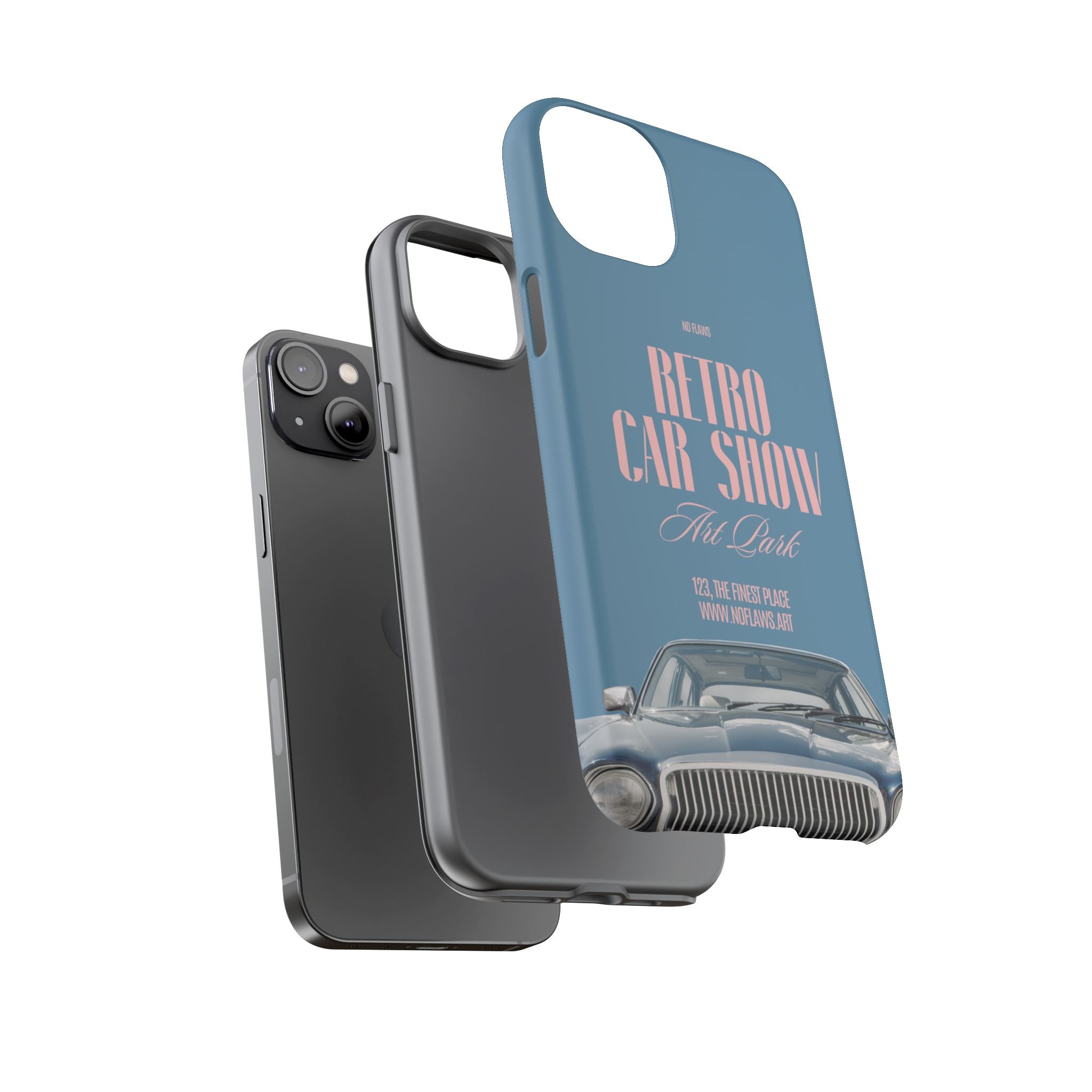Retro Car Show Phone Case — Vintage Classic Auto Design