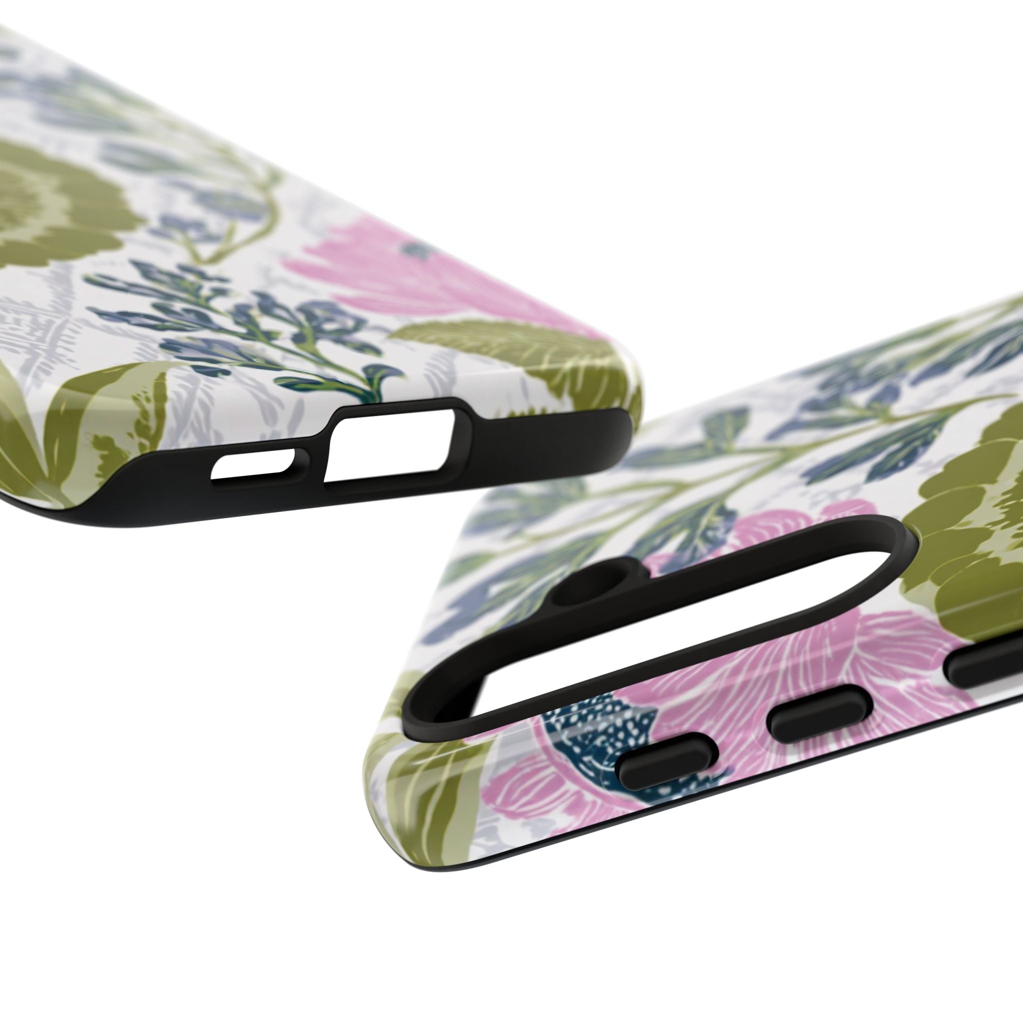 Floral Phone Case, Tough Cases with Elegant Design, Stylish Phone Accessories