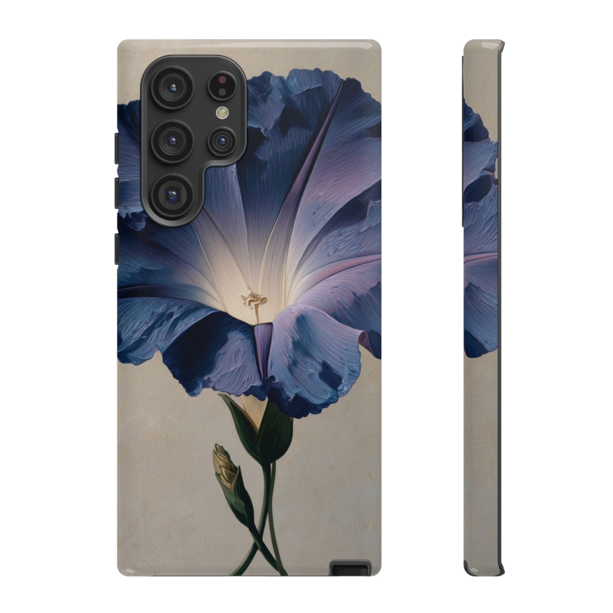 Floral Phone Case, Tough Cases with Purple Flower Design, Phone Accessories