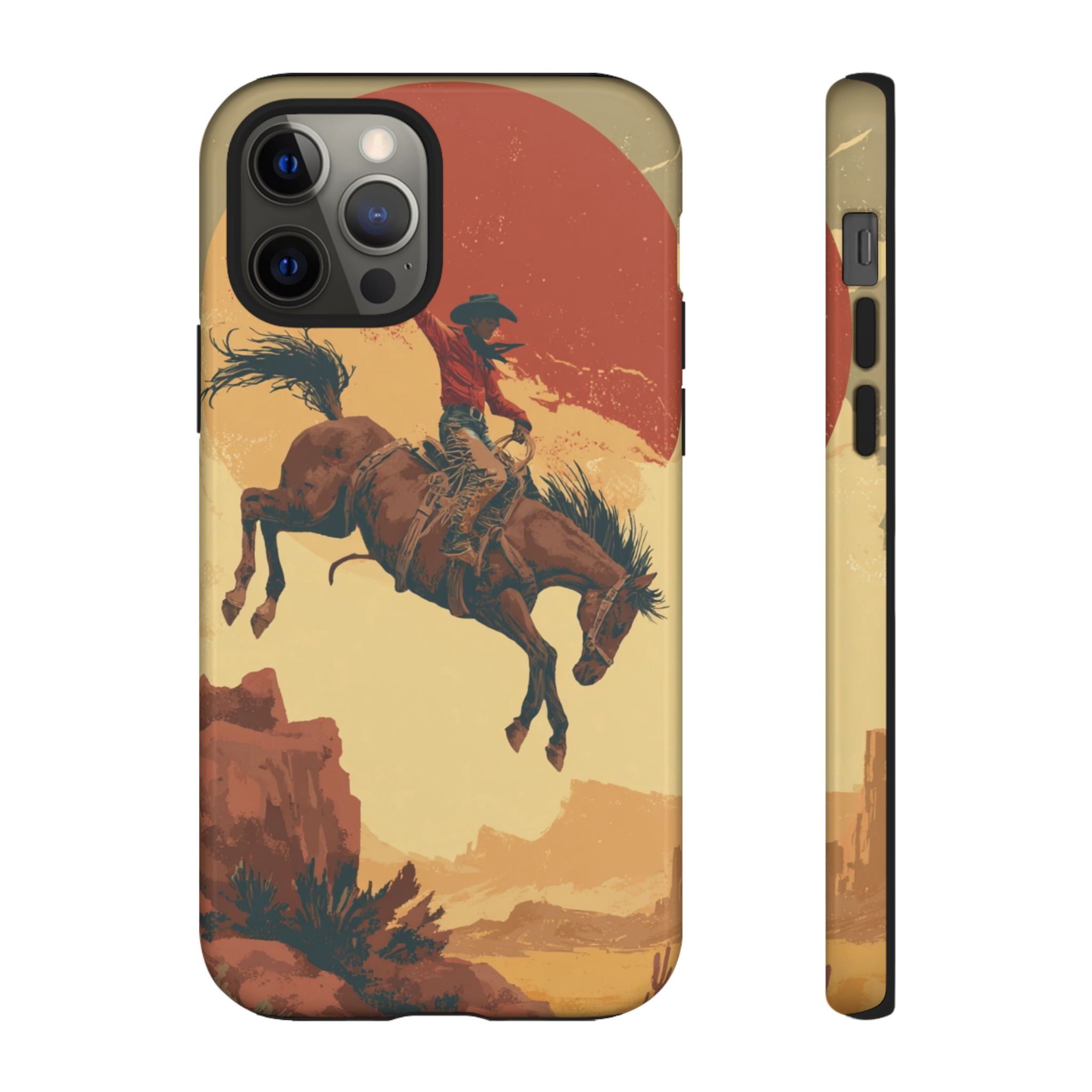 Cowboy Phone Case - Wild West Style, Tough Protection for Outdoor Lovers