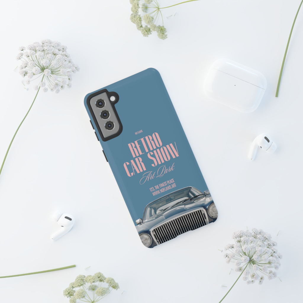 Retro Car Show Phone Case — Vintage Classic Auto Design