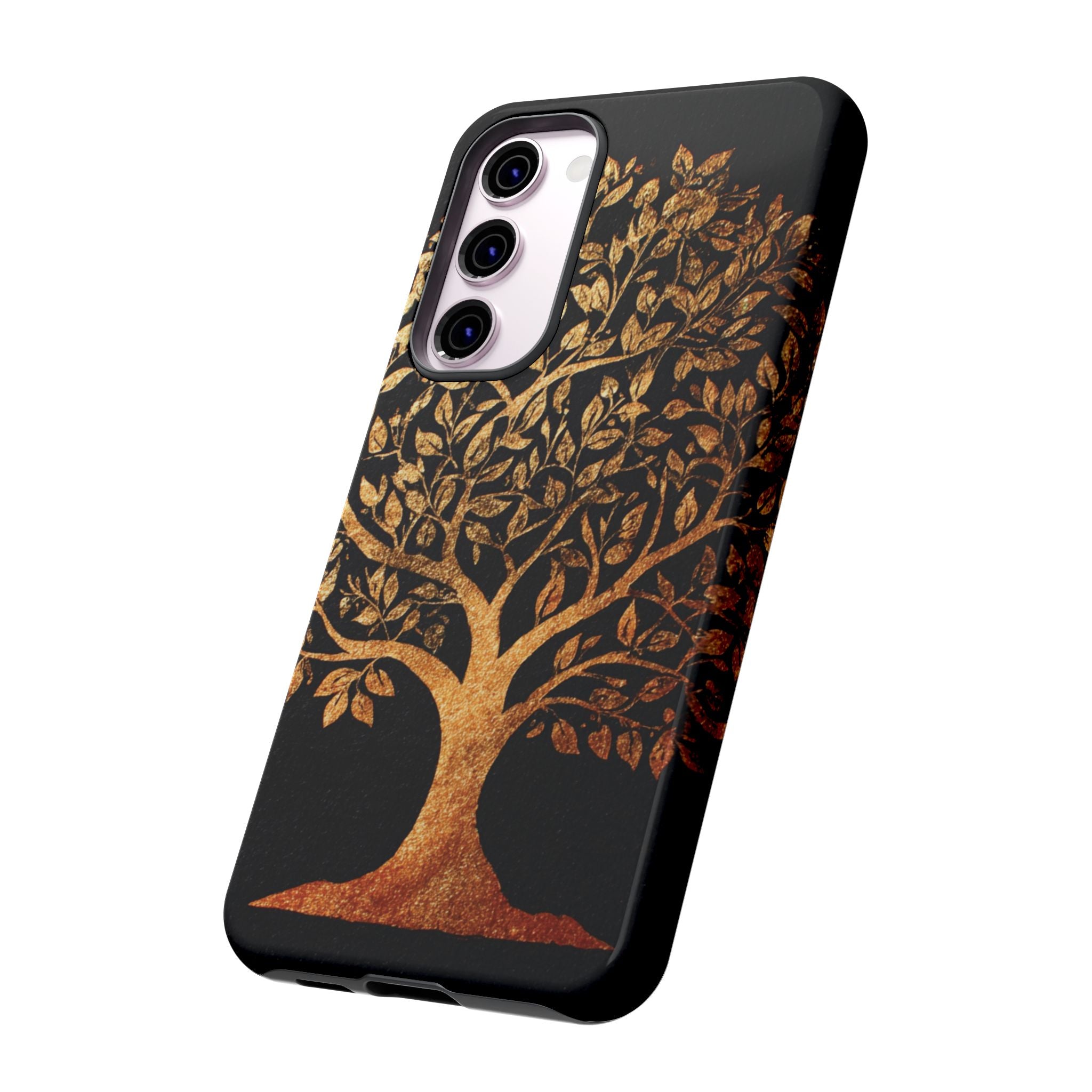 Golden Tree Phone Case, Tough Cases, Nature Lover Gift