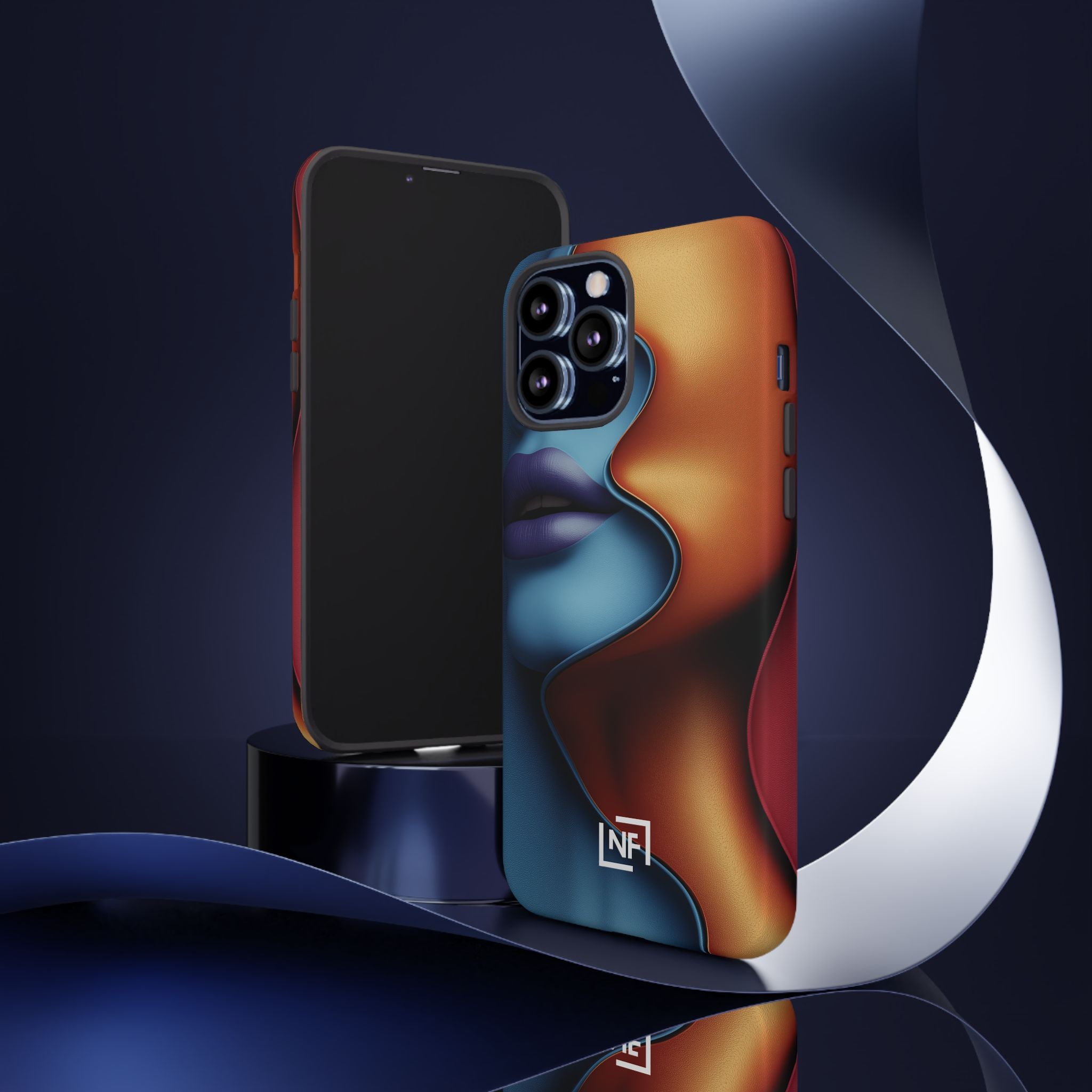Duality in Motion — Tough Phone Case