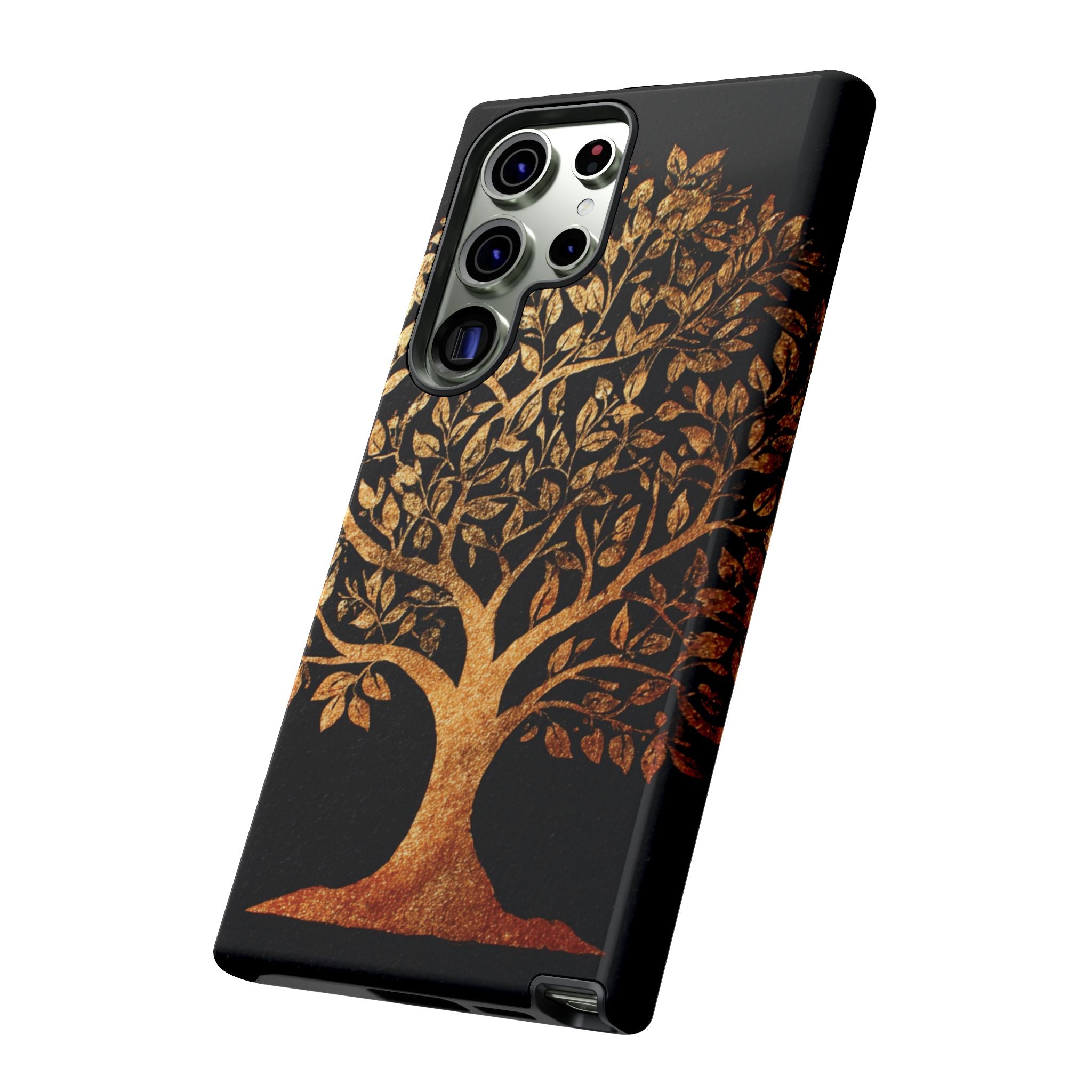 Golden Tree Phone Case, Tough Cases, Nature Lover Gift