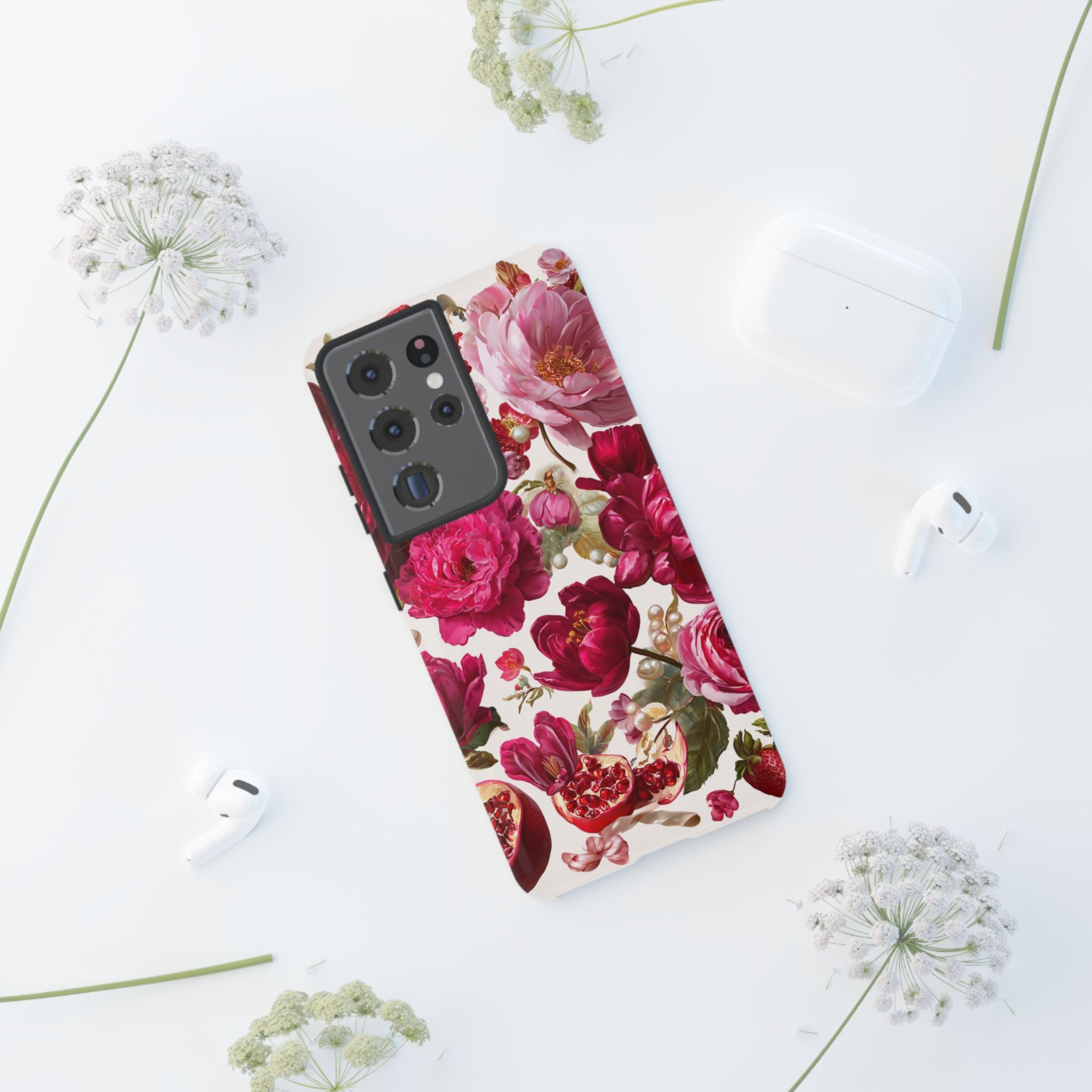 Floral Phone Case, Tough Floral Case, Flower Design