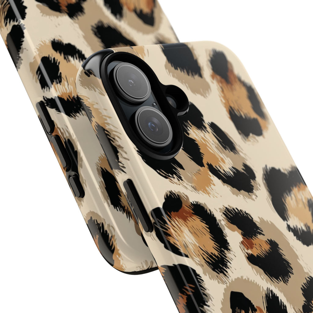Stylish Leopard Print Phone Case, Animal Print, Tough Case, Gift for Her