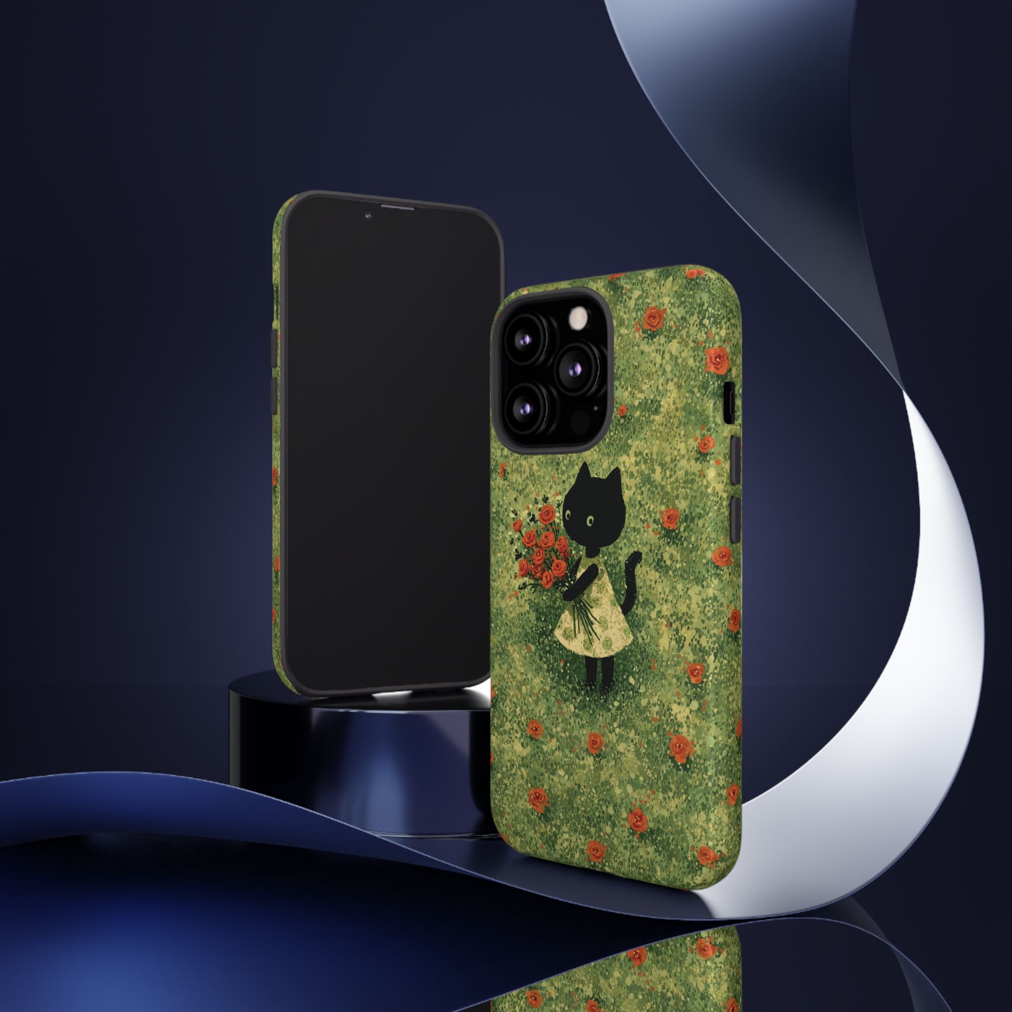 Cute Cat Tough Cases for Cat Lovers, Gifts for Her, Pet Owner Accessories