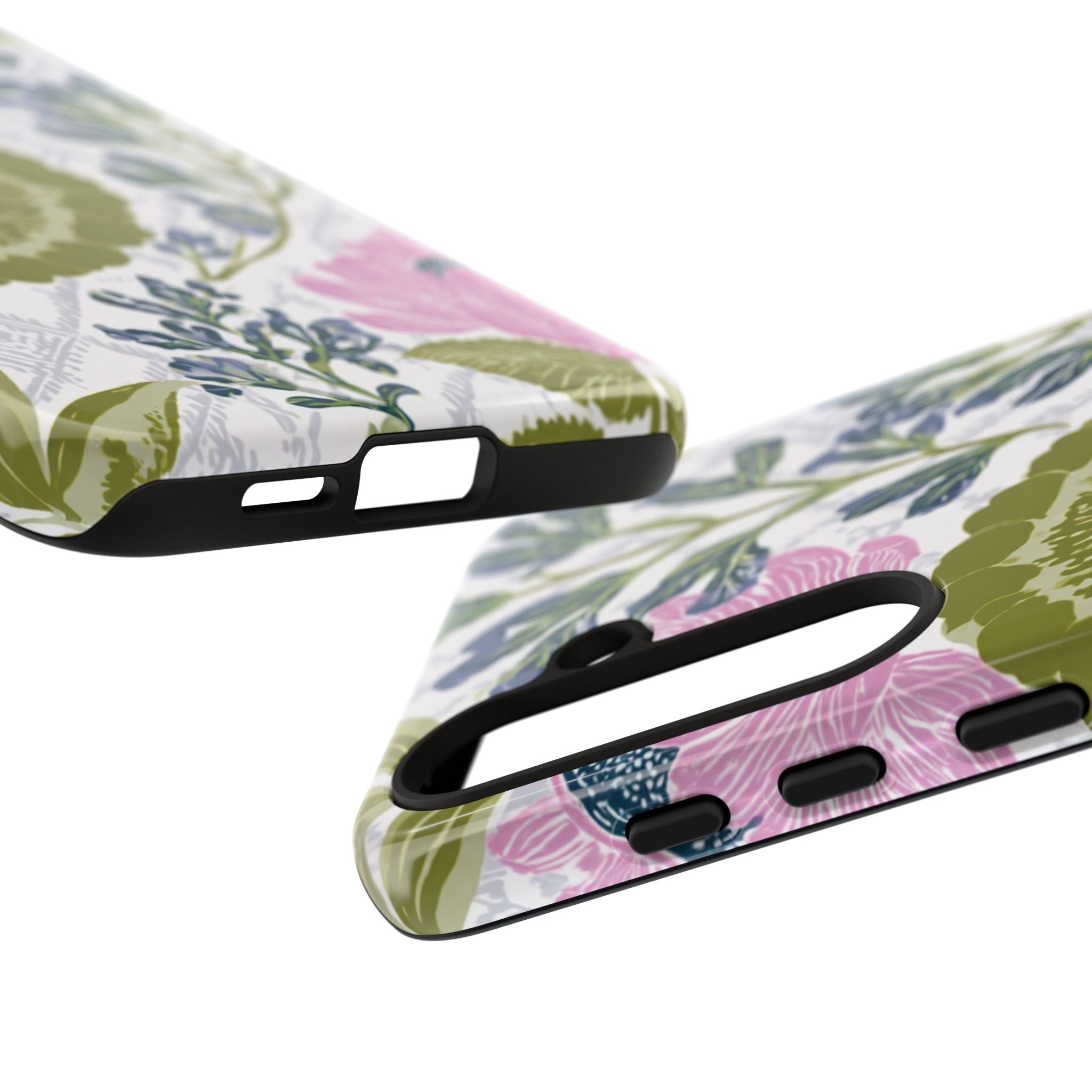 Floral Phone Case, Tough Cases with Elegant Design, Stylish Phone Accessories