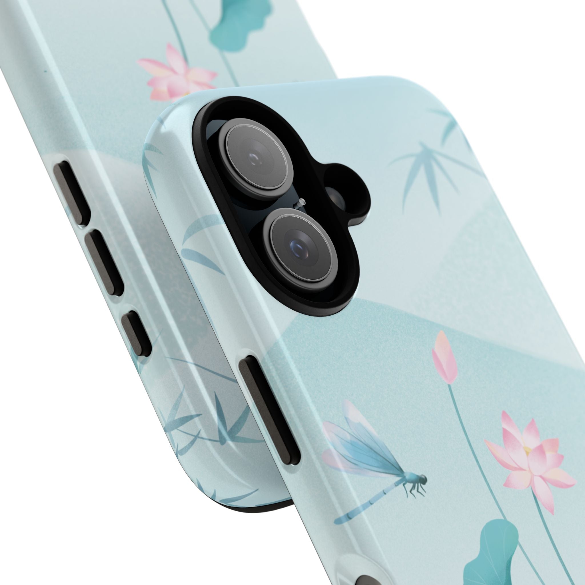 Lotus Pond Phone Case — Serene Floral iPhone Protective Cover