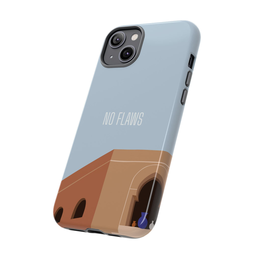 Minimal Desert Illustration “No Flaws” Protective Tough Case