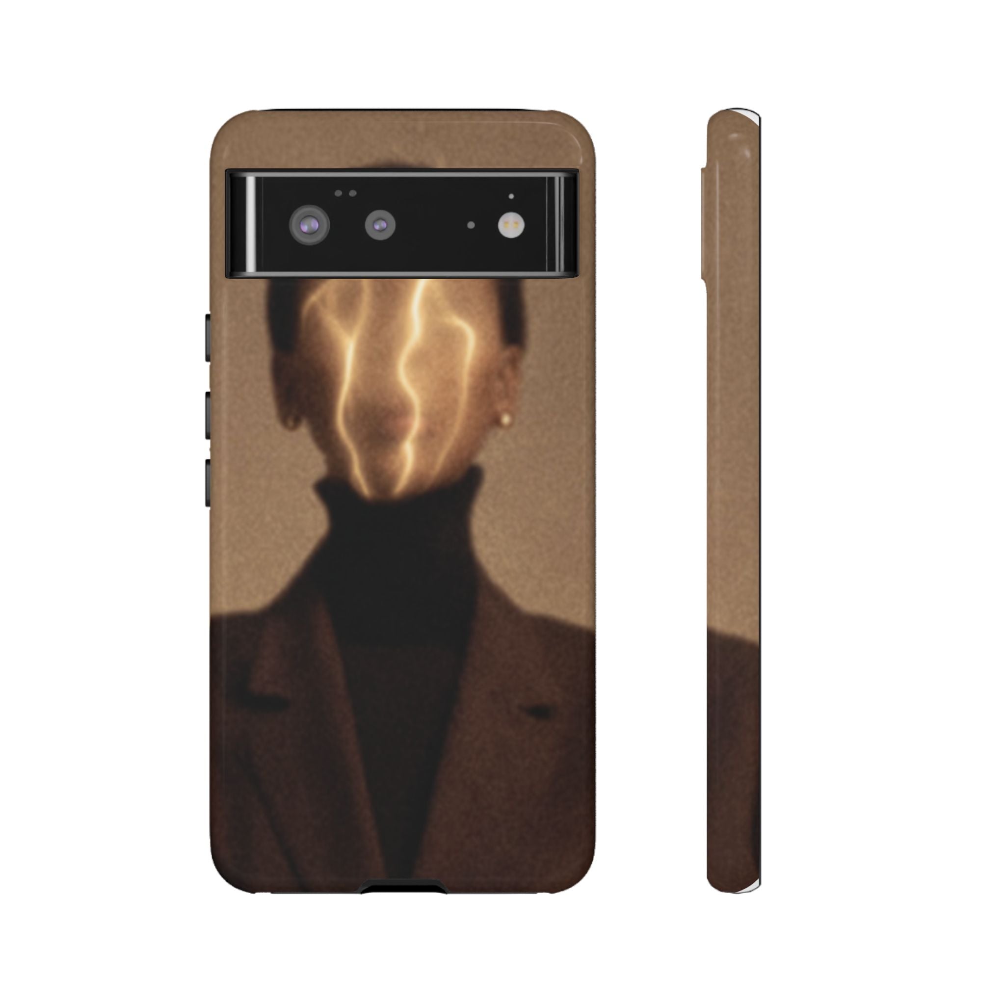 Stylish Phone Case with Artistic Design, Fashion Tech Accessory, Tough Cases