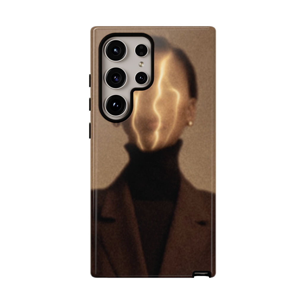Stylish Phone Case with Artistic Design, Fashion Tech Accessory, Tough Cases