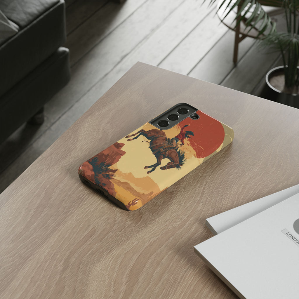 Cowboy Phone Case - Wild West Style, Tough Protection for Outdoor Lovers