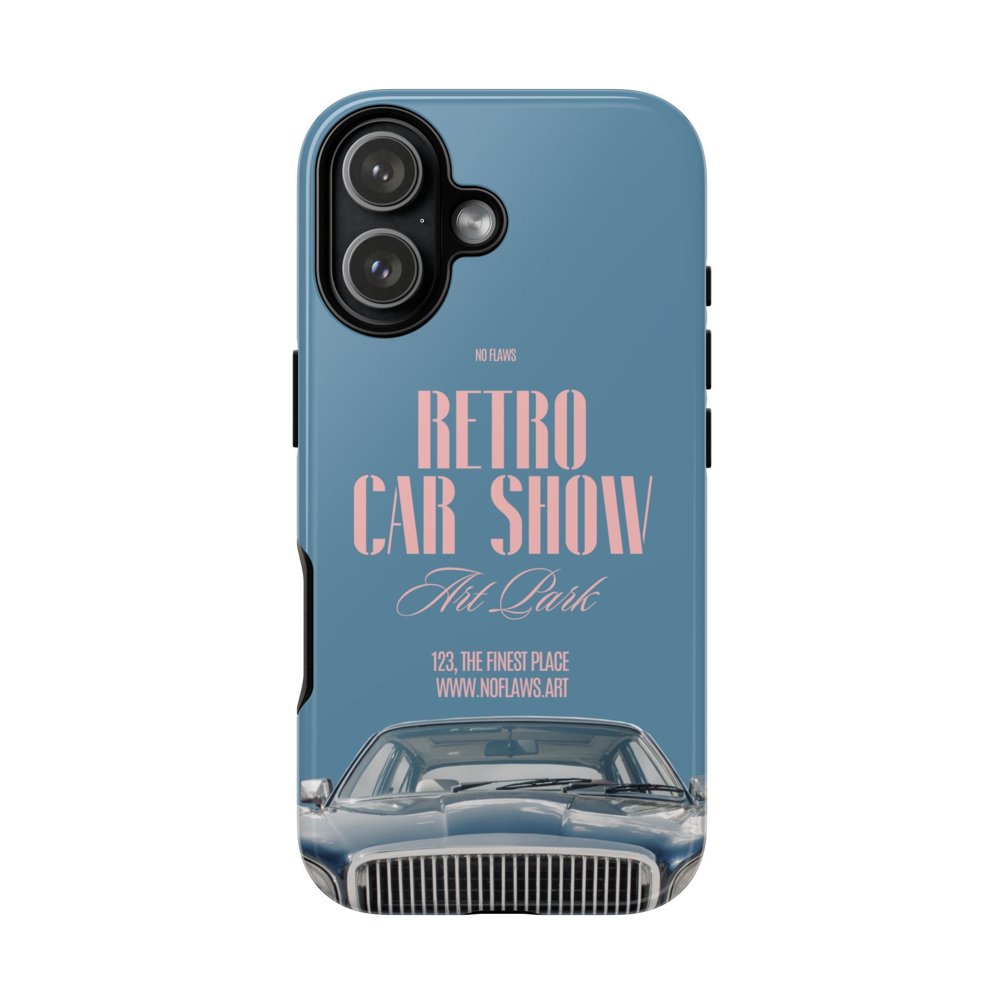 Retro Car Show Phone Case — Vintage Classic Auto Design