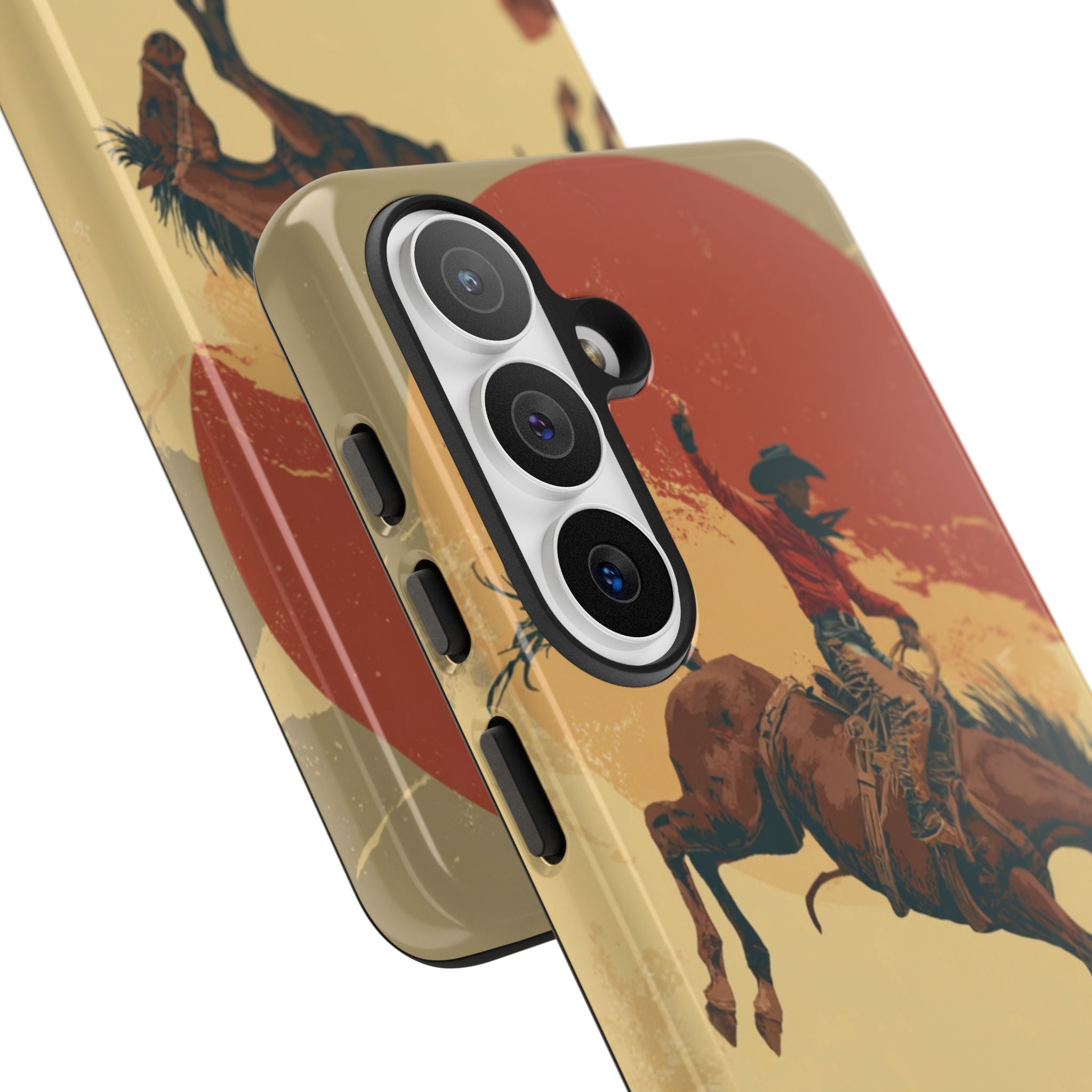 Cowboy Phone Case - Wild West Style, Tough Protection for Outdoor Lovers
