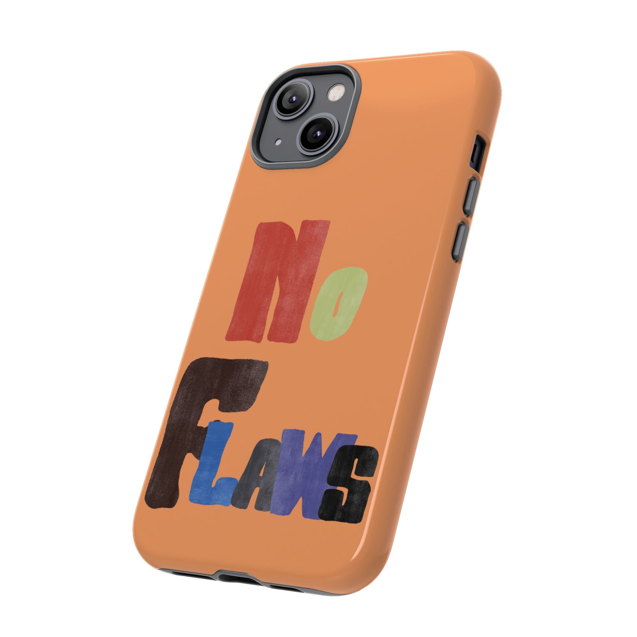 "No Flaws" Retro Hand-Lettered Protective Cover