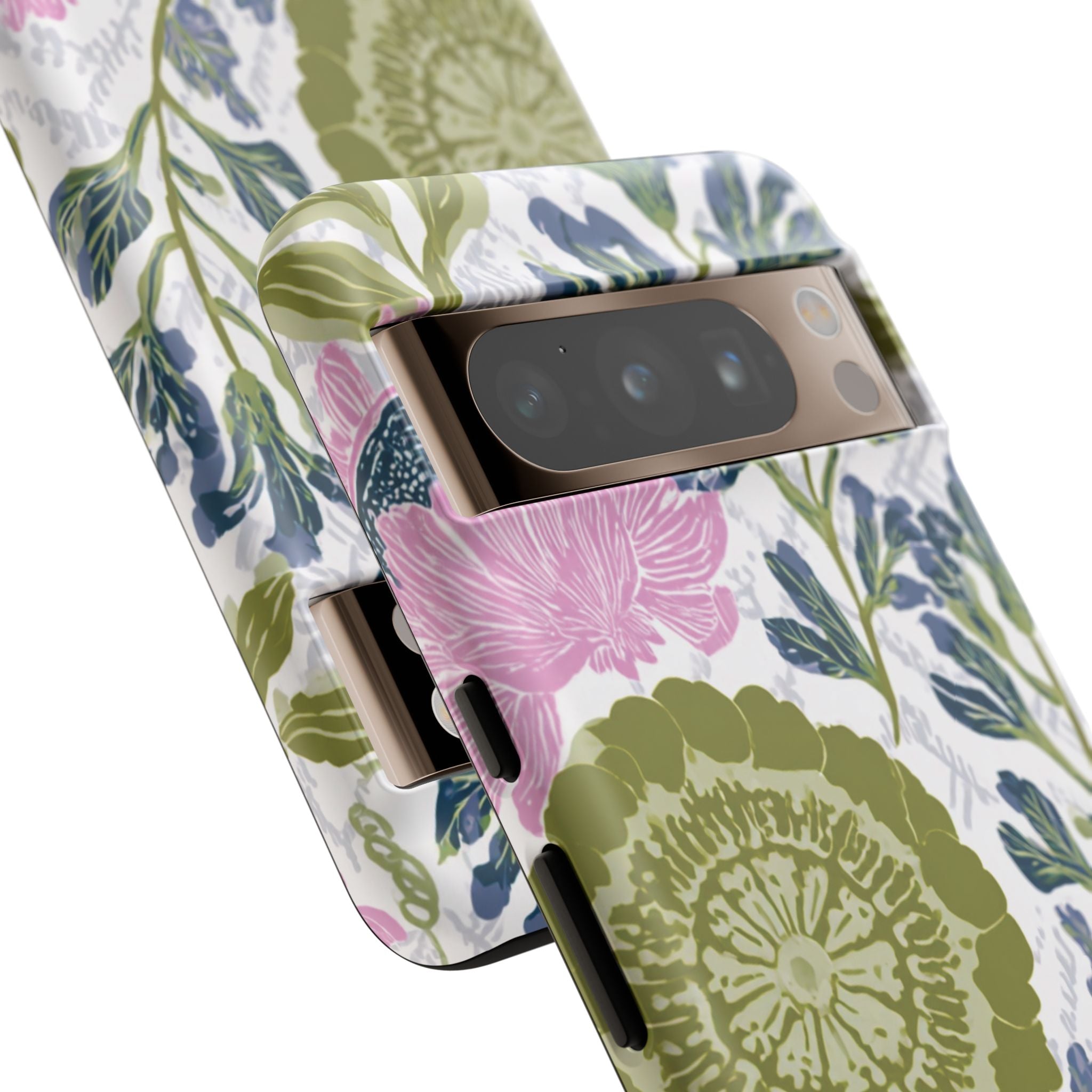 Floral Phone Case, Tough Cases with Elegant Design, Stylish Phone Accessories