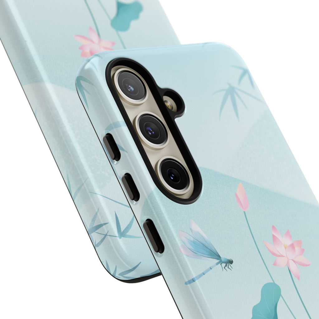 Lotus Pond Phone Case — Serene Floral iPhone Protective Cover