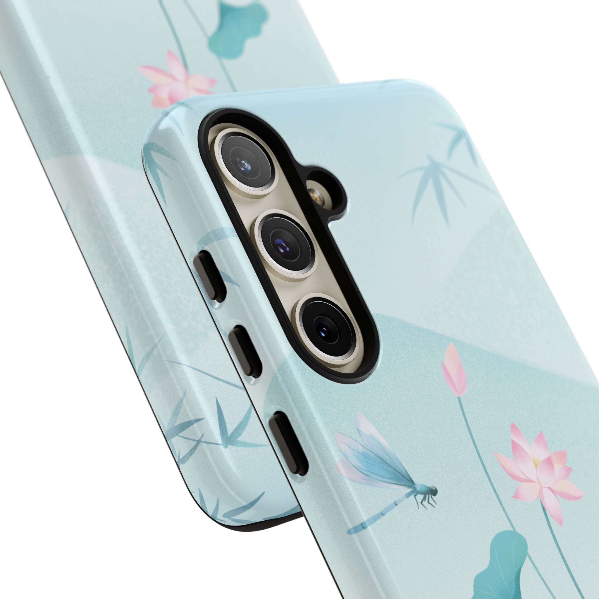 Lotus Pond Phone Case — Serene Floral iPhone Protective Cover