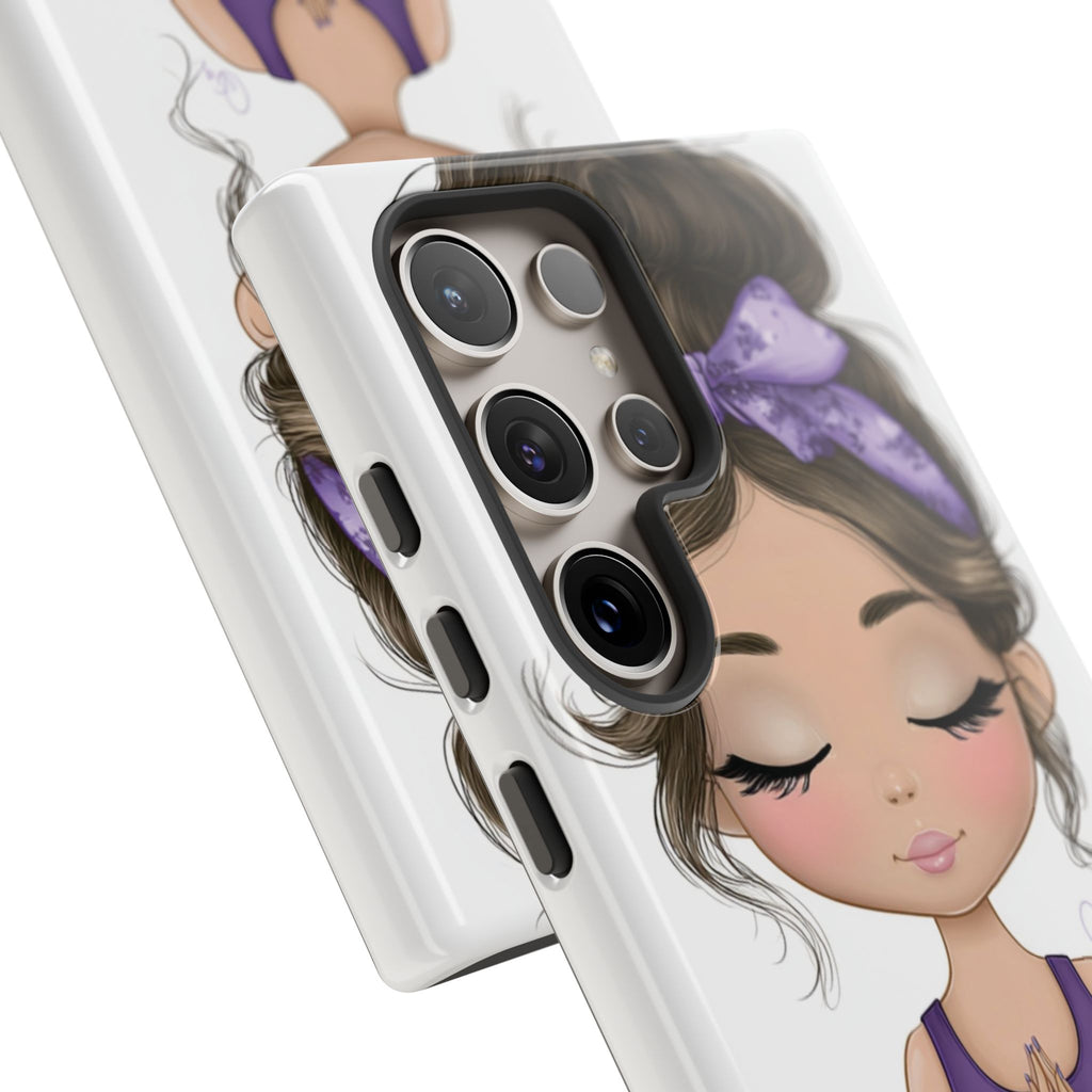 Yoga Phone Case for Mindfulness Gift for Yogis, Meditation Accessory, Zen Vibe