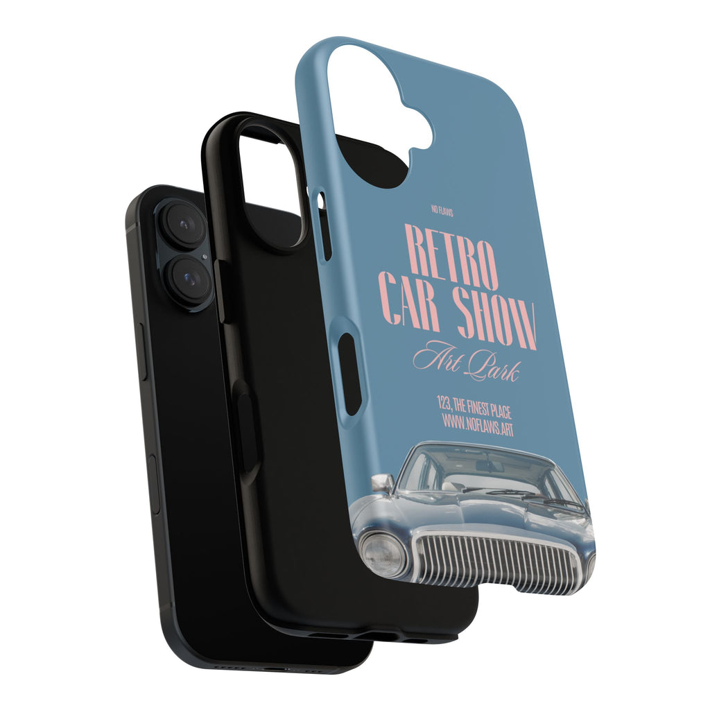 Retro Car Show Phone Case — Vintage Classic Auto Design