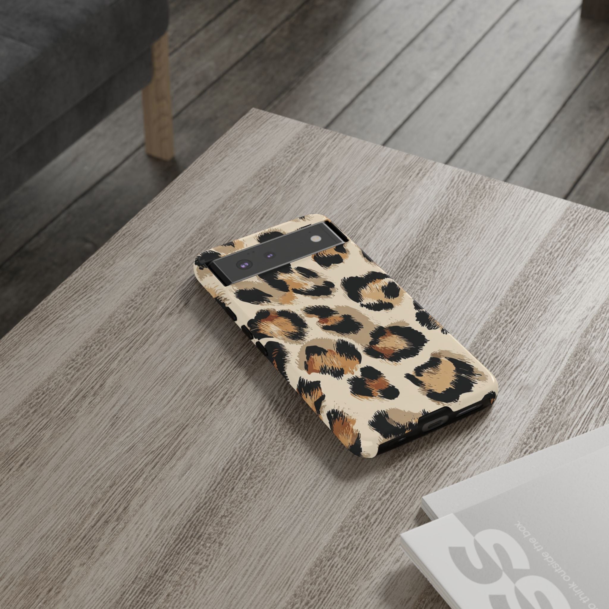 Stylish Leopard Print Phone Case, Animal Print, Tough Case, Gift for Her