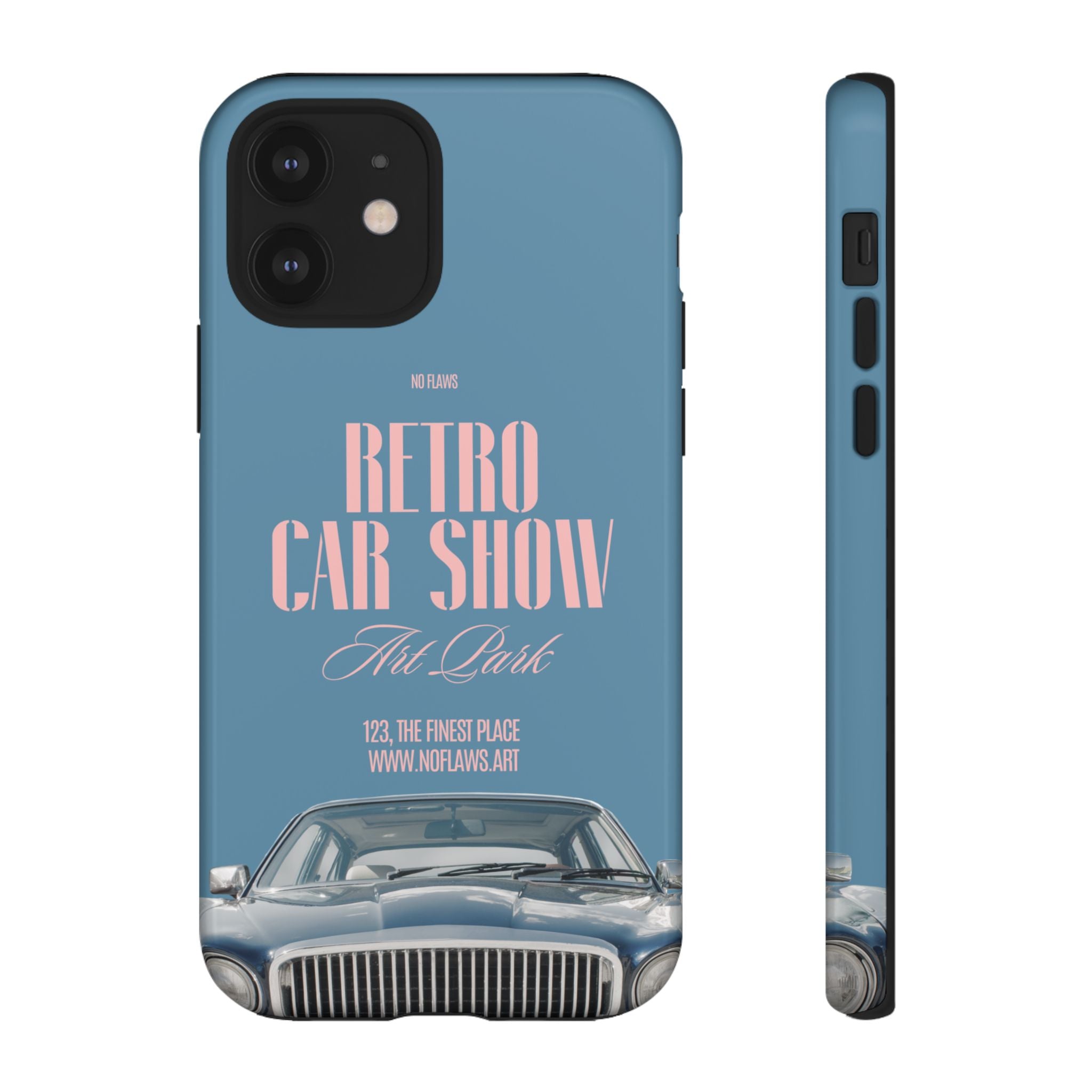 Retro Car Show Phone Case — Vintage Classic Auto Design