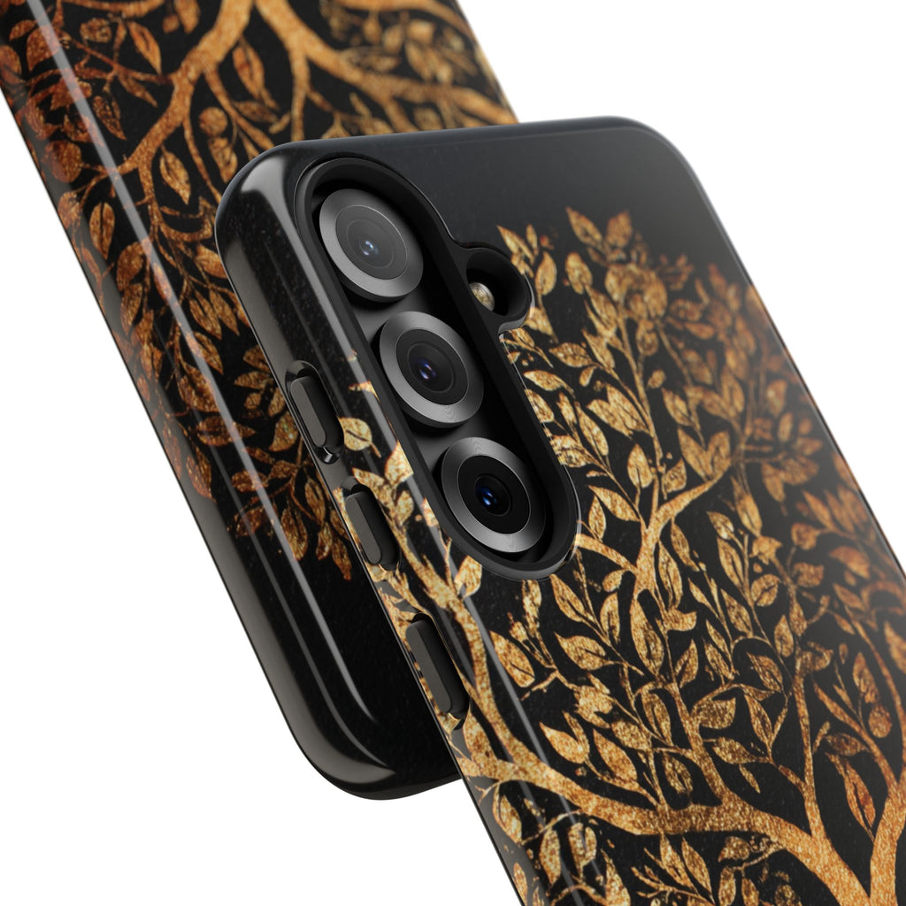 Golden Tree Phone Case, Tough Cases, Nature Lover Gift