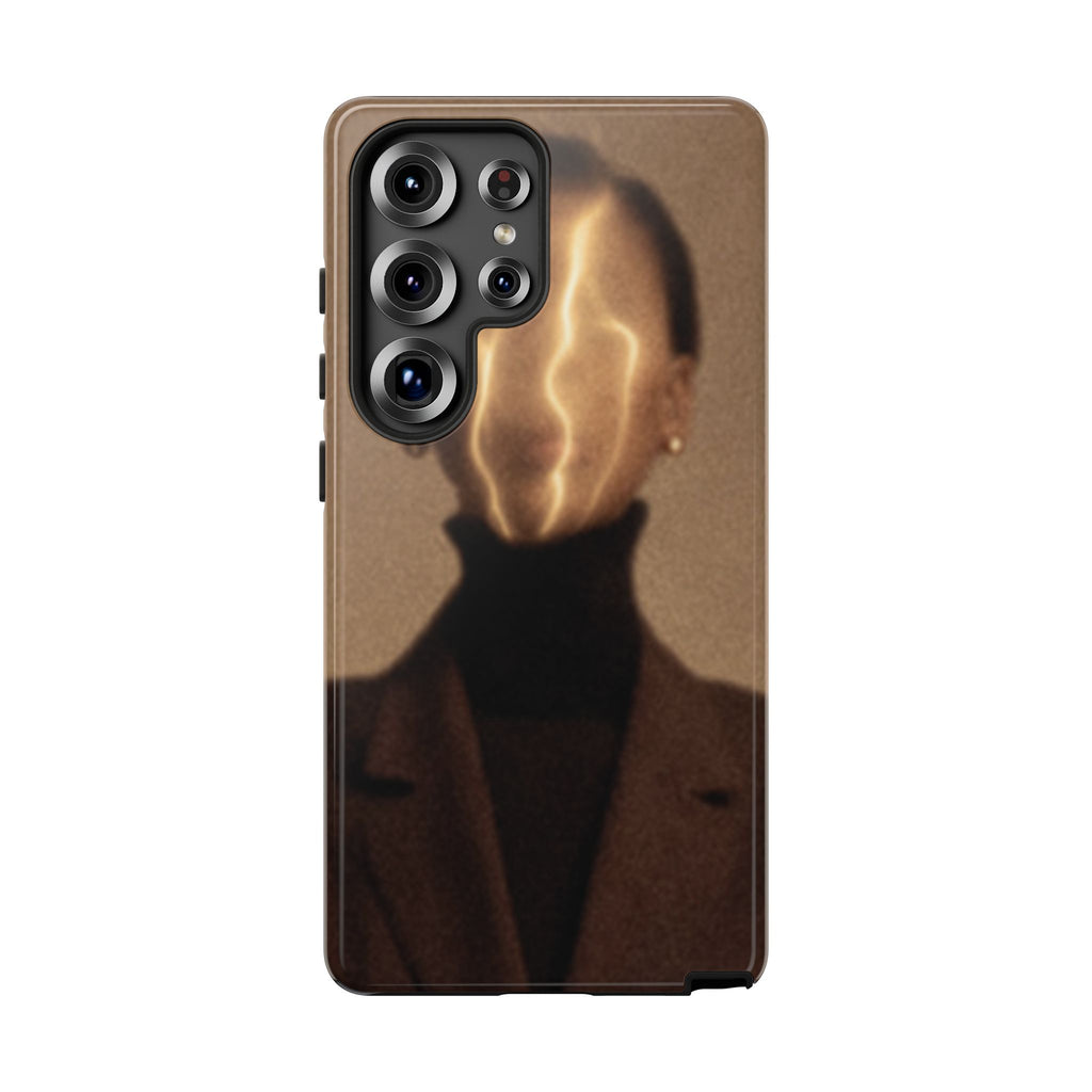 Stylish Phone Case with Artistic Design, Fashion Tech Accessory, Tough Cases