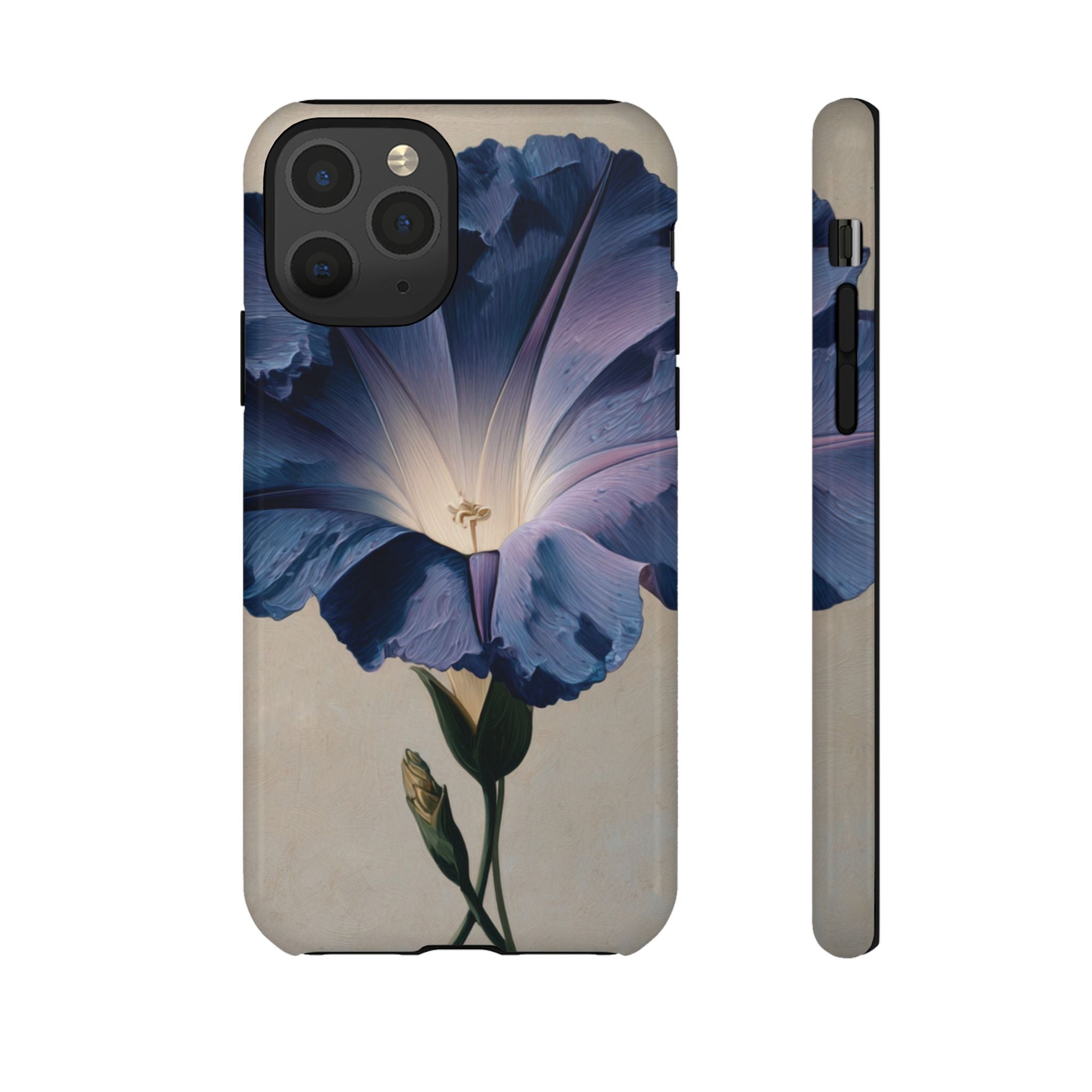 Floral Phone Case, Tough Cases with Purple Flower Design, Phone Accessories