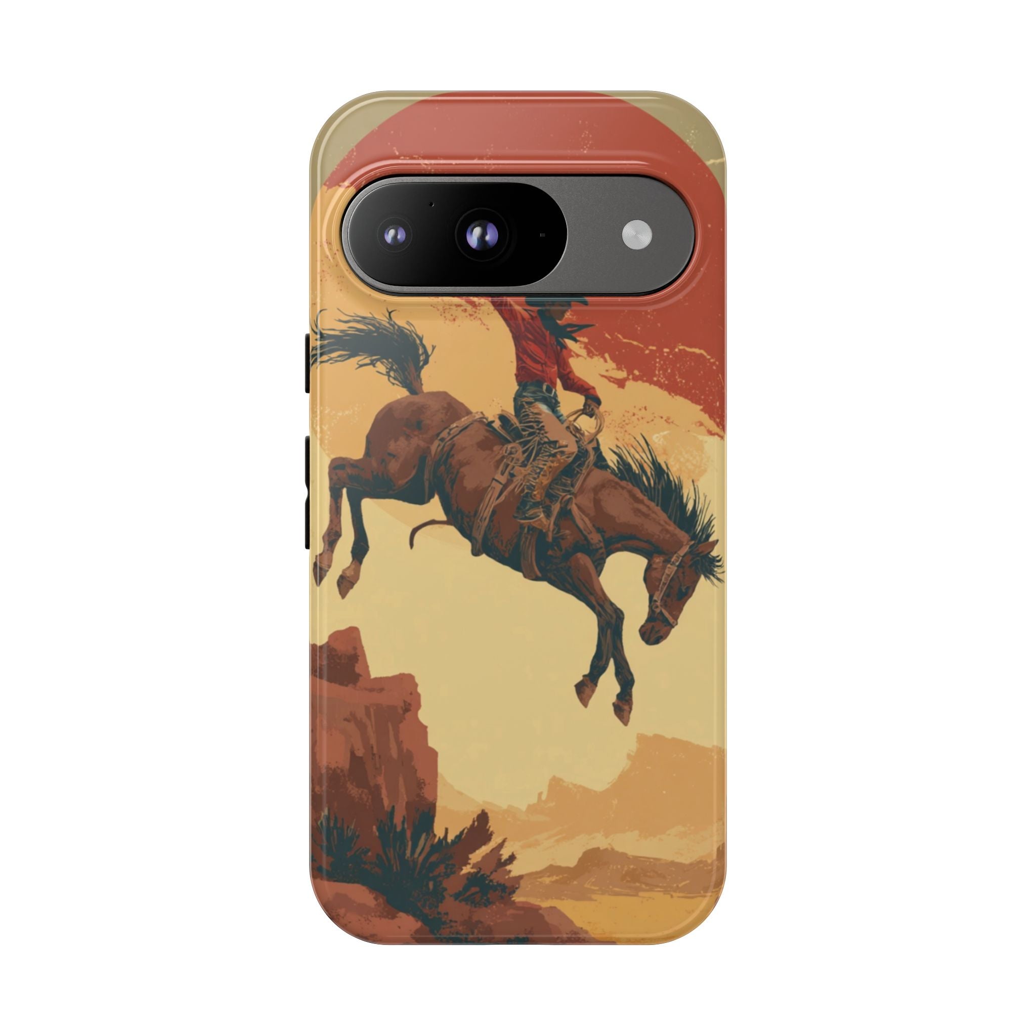 Cowboy Phone Case - Wild West Style, Tough Protection for Outdoor Lovers