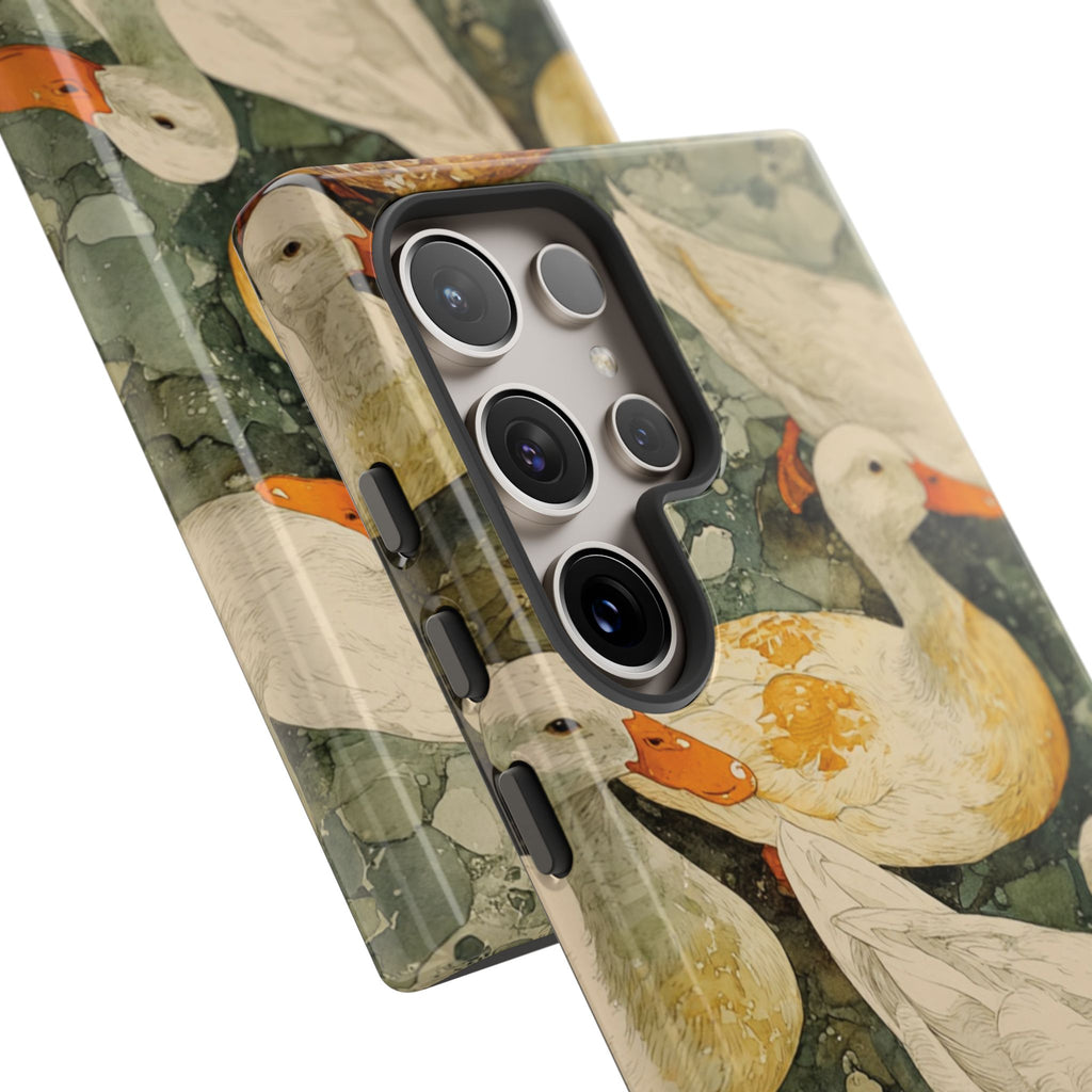 Duck-Themed Phone Case, Quirky Phone Cover, Nature Lover Gift