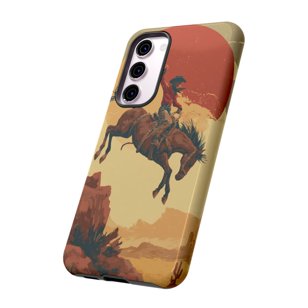 Cowboy Phone Case - Wild West Style, Tough Protection for Outdoor Lovers