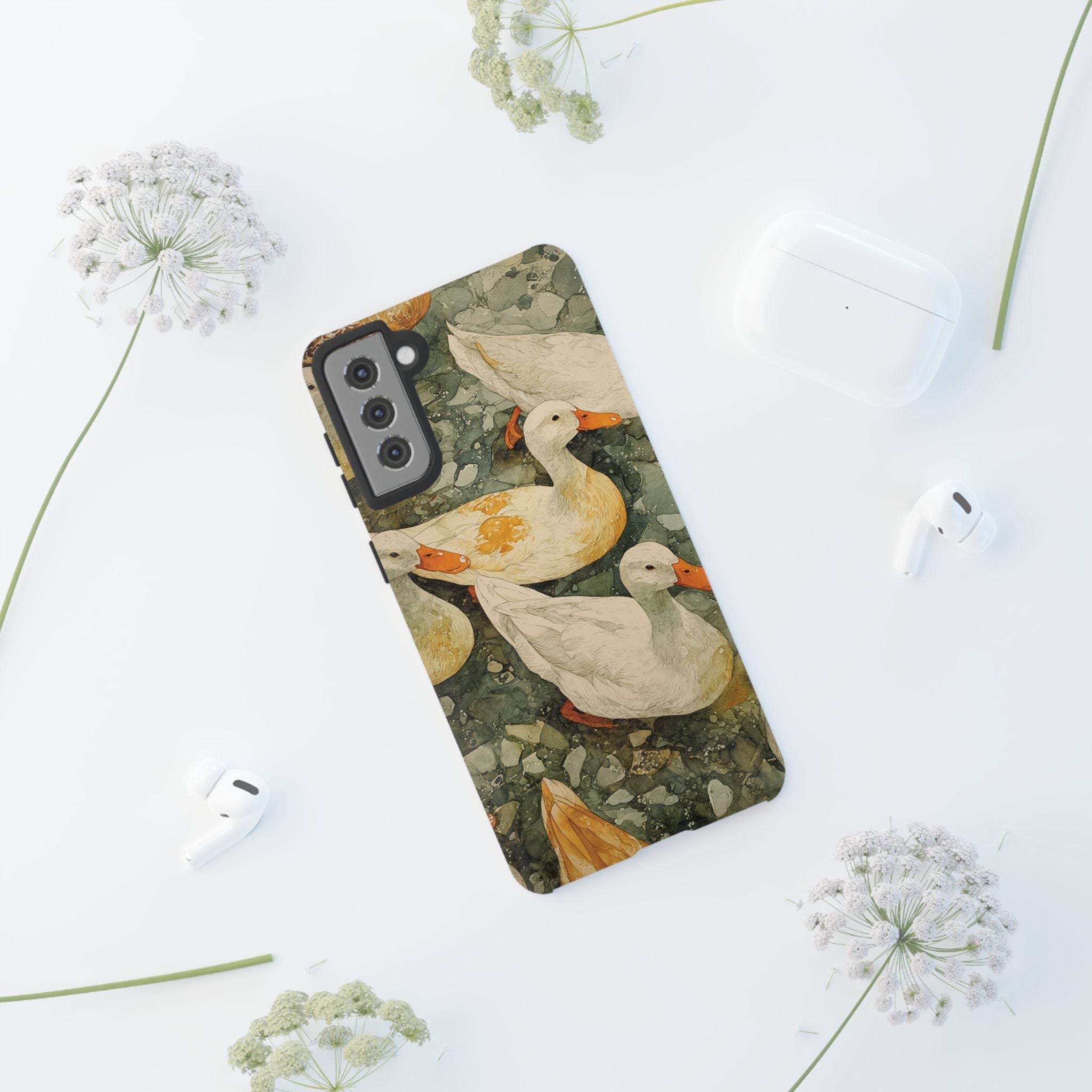 Duck-Themed Phone Case, Quirky Phone Cover, Nature Lover Gift