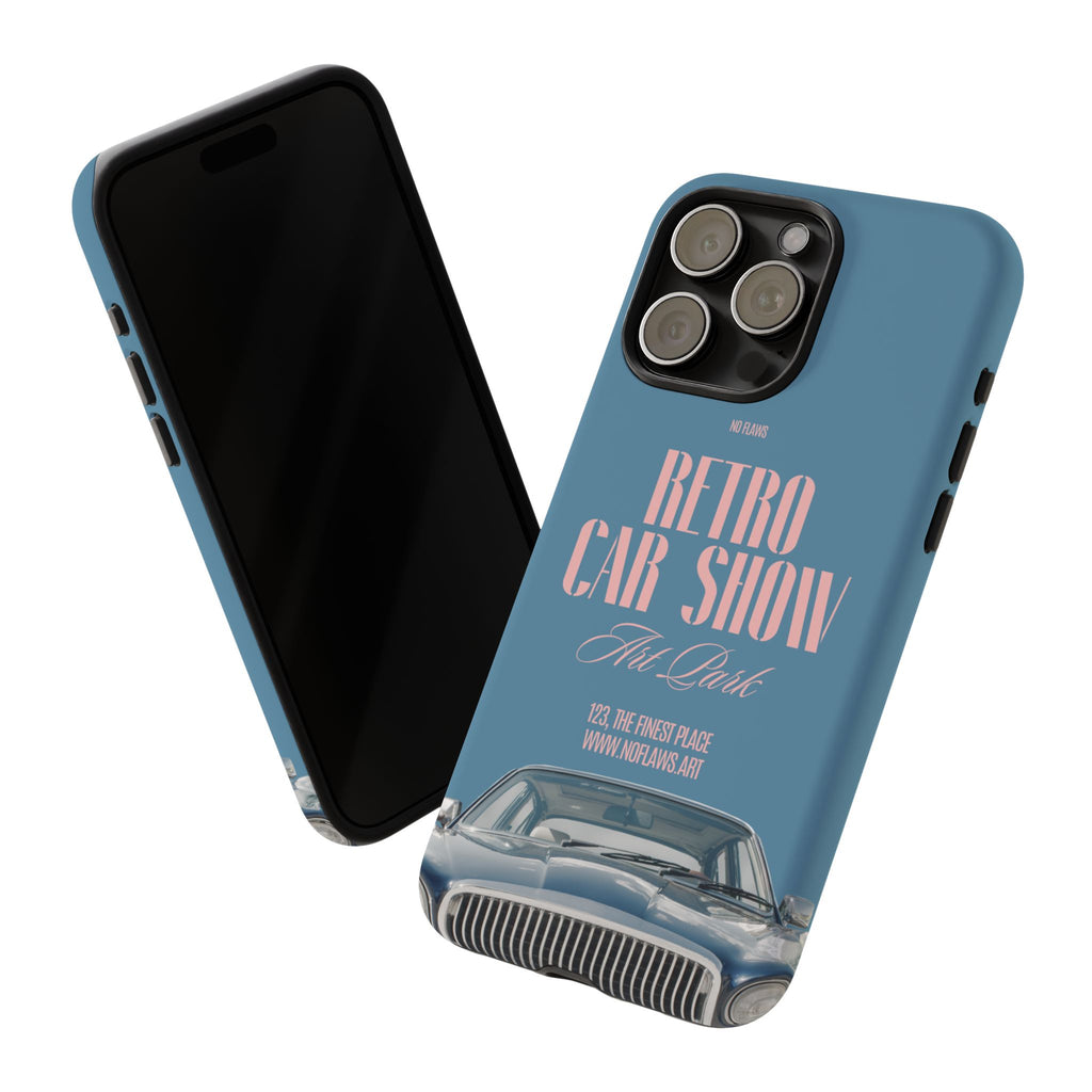 Retro Car Show Phone Case — Vintage Classic Auto Design