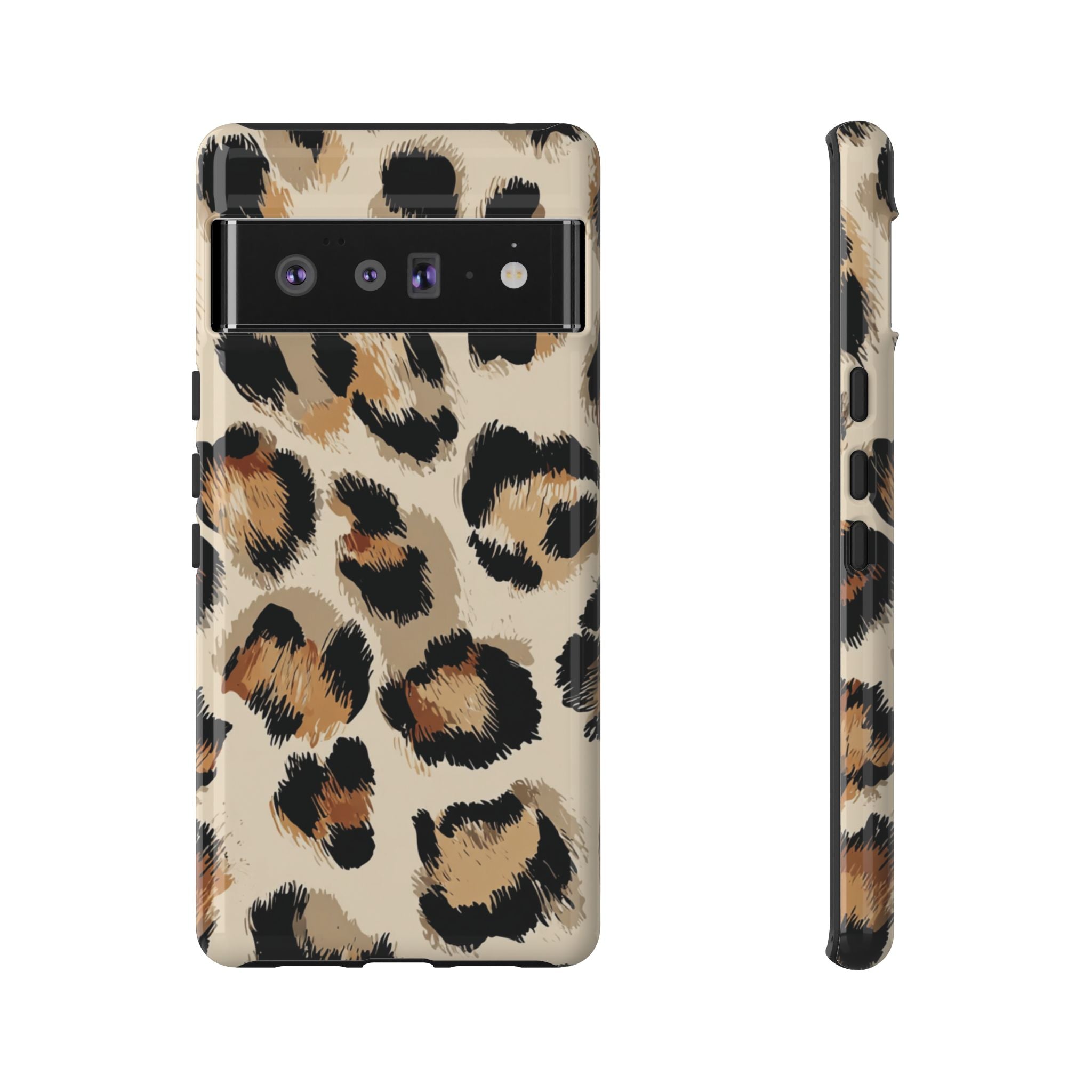 Stylish Leopard Print Phone Case, Animal Print, Tough Case, Gift for Her