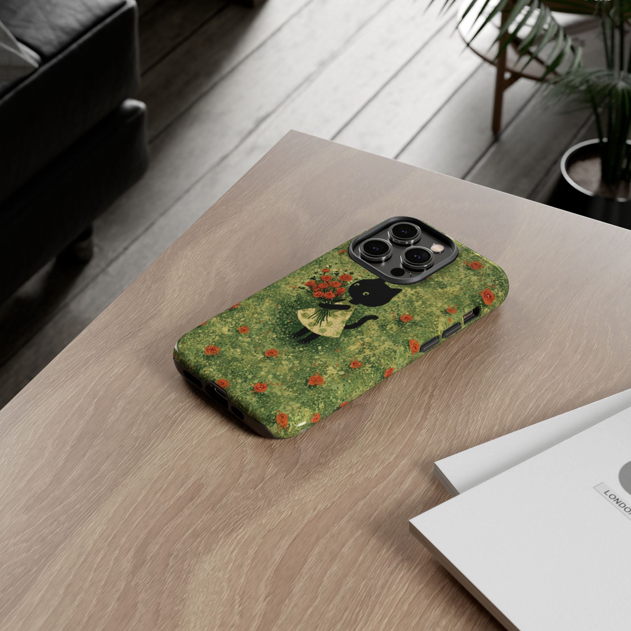 Cute Cat Tough Cases for Cat Lovers, Gifts for Her, Pet Owner Accessories