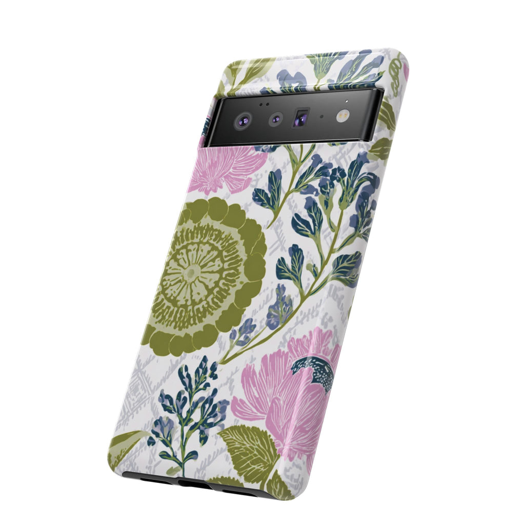Floral Phone Case, Tough Cases with Elegant Design, Stylish Phone Accessories