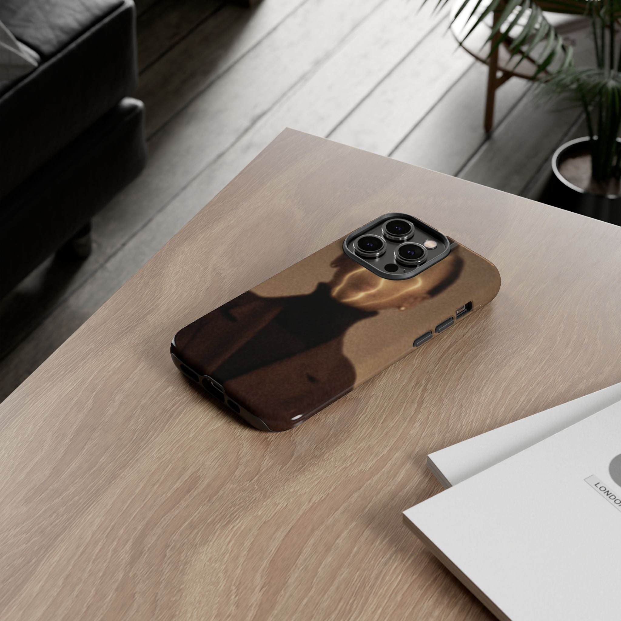 Stylish Phone Case with Artistic Design, Fashion Tech Accessory, Tough Cases