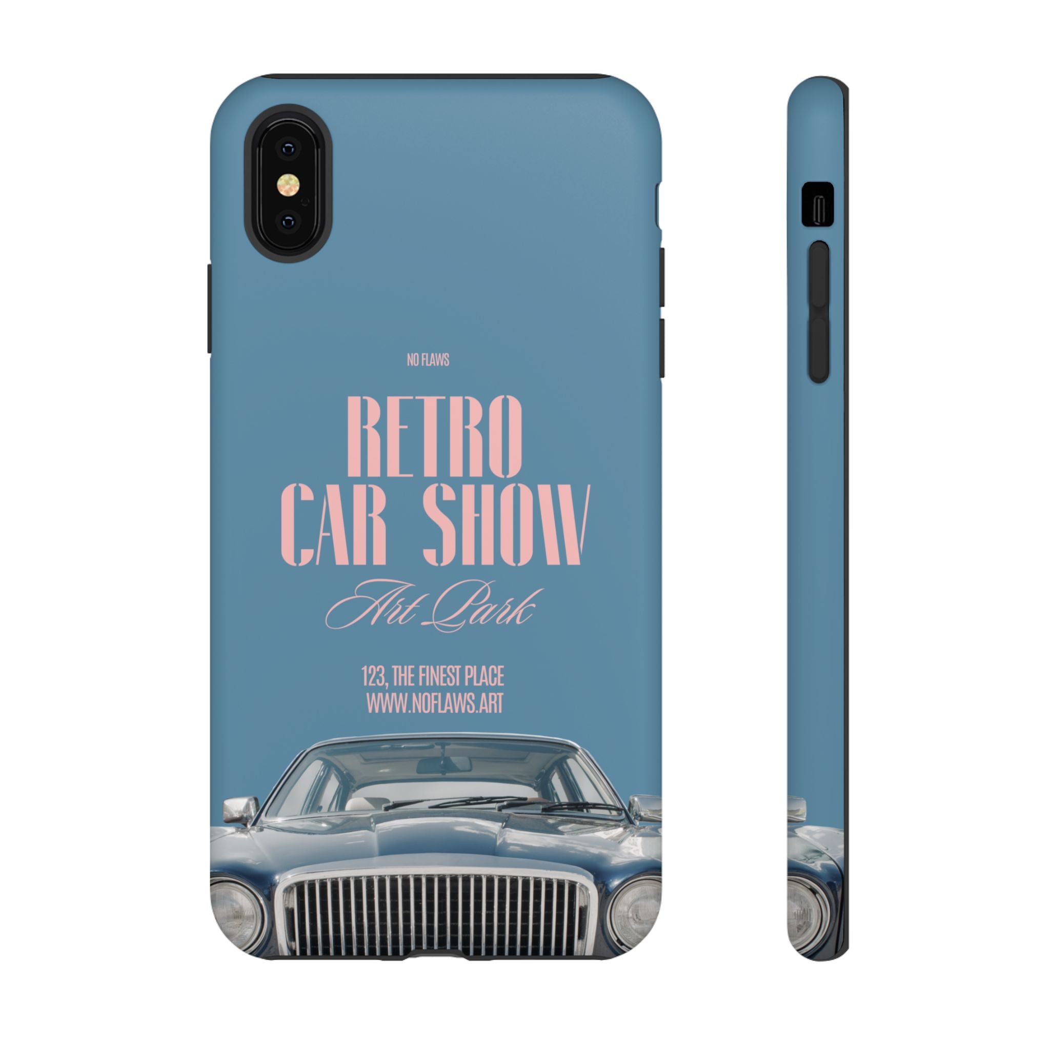 Retro Car Show Phone Case — Vintage Classic Auto Design