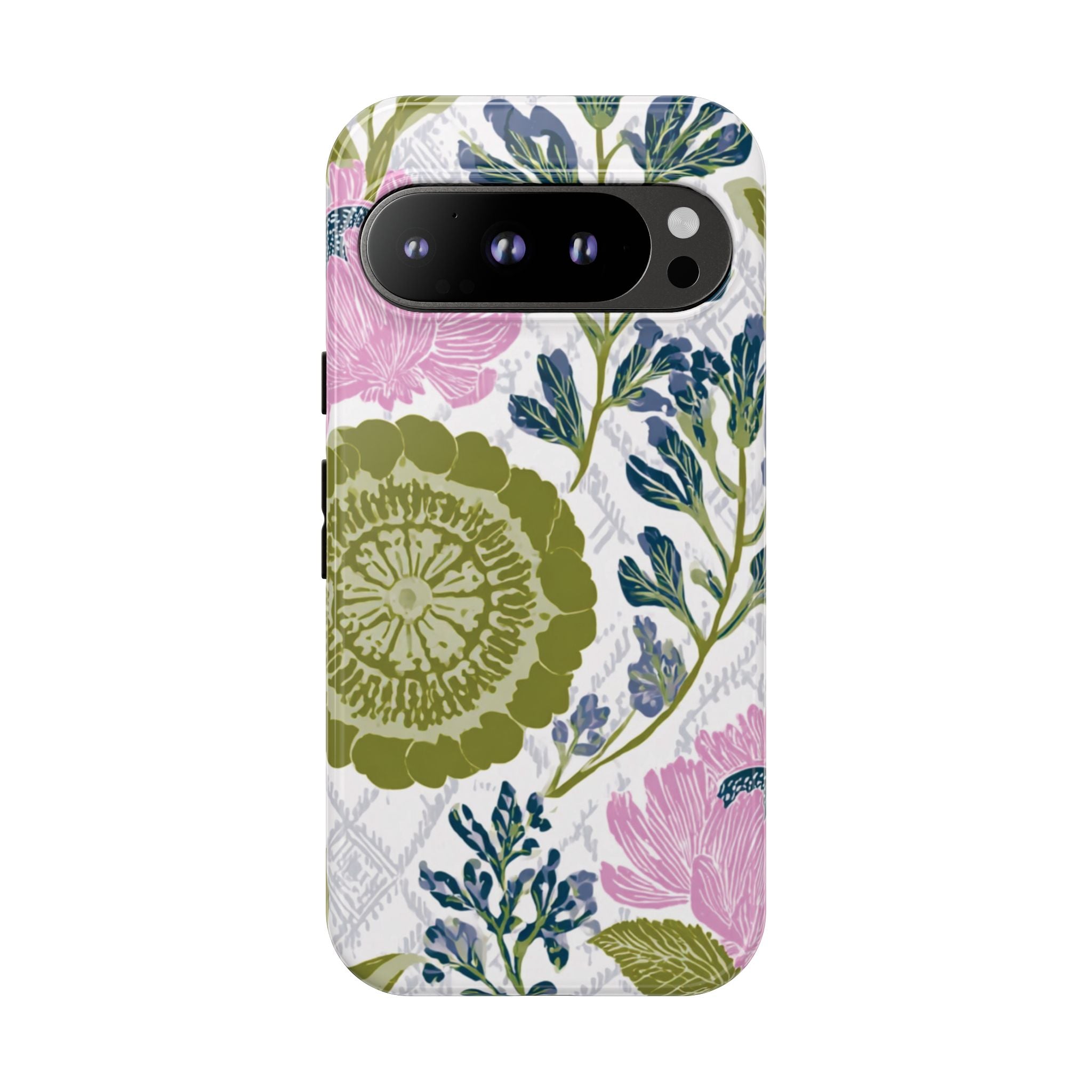Floral Phone Case, Tough Cases with Elegant Design, Stylish Phone Accessories