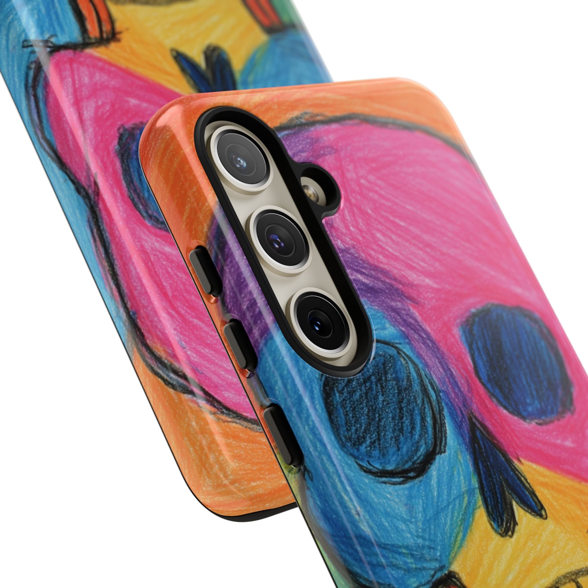 Vibrant Skull Phone Case | Tough Cases, Colorful Design, Unique Art Phone Cover