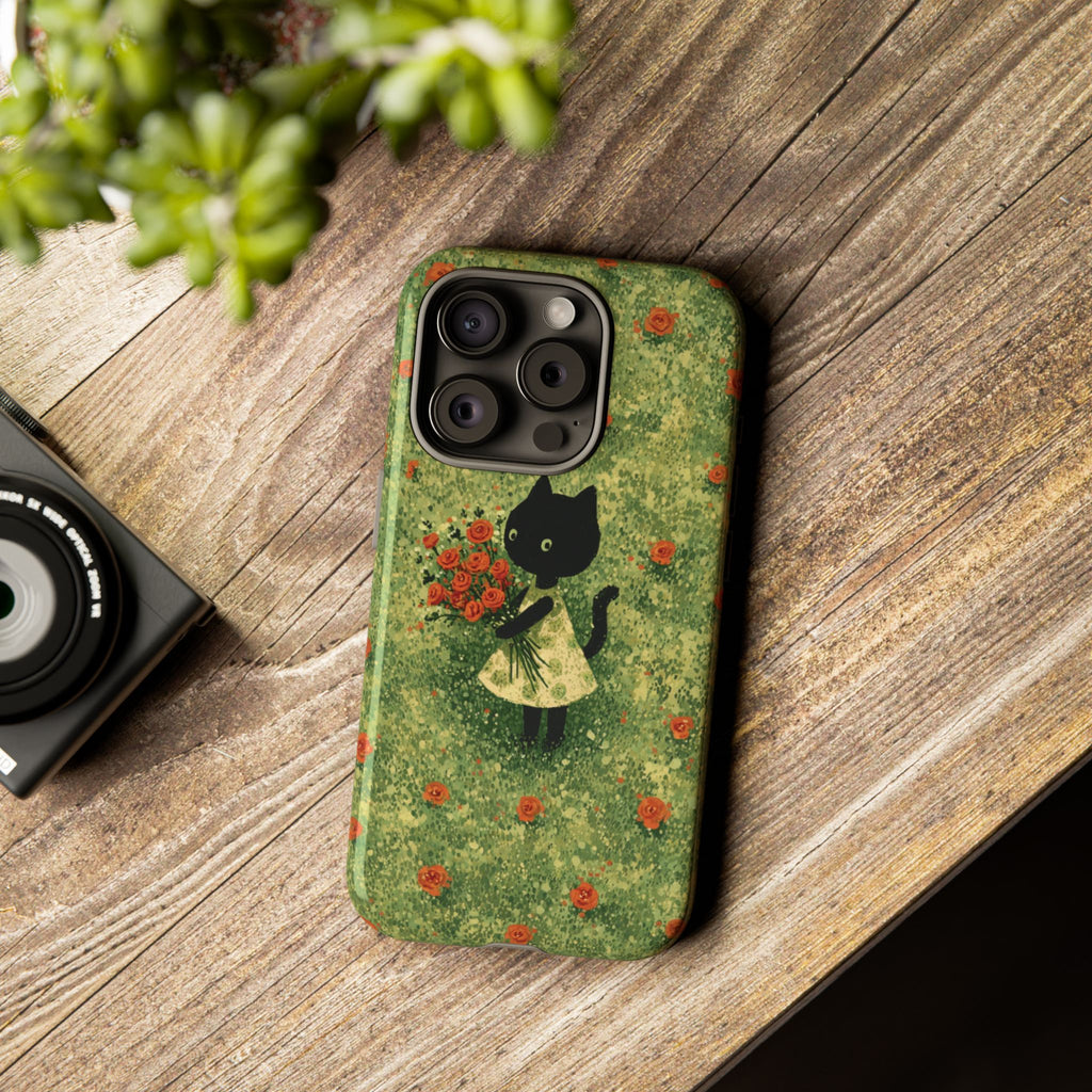 Cute Cat Tough Cases for Cat Lovers, Gifts for Her, Pet Owner Accessories