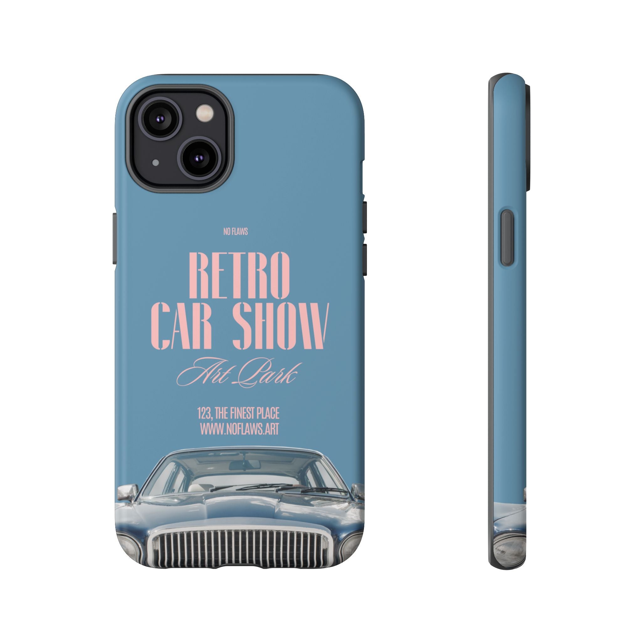 Retro Car Show Phone Case — Vintage Classic Auto Design